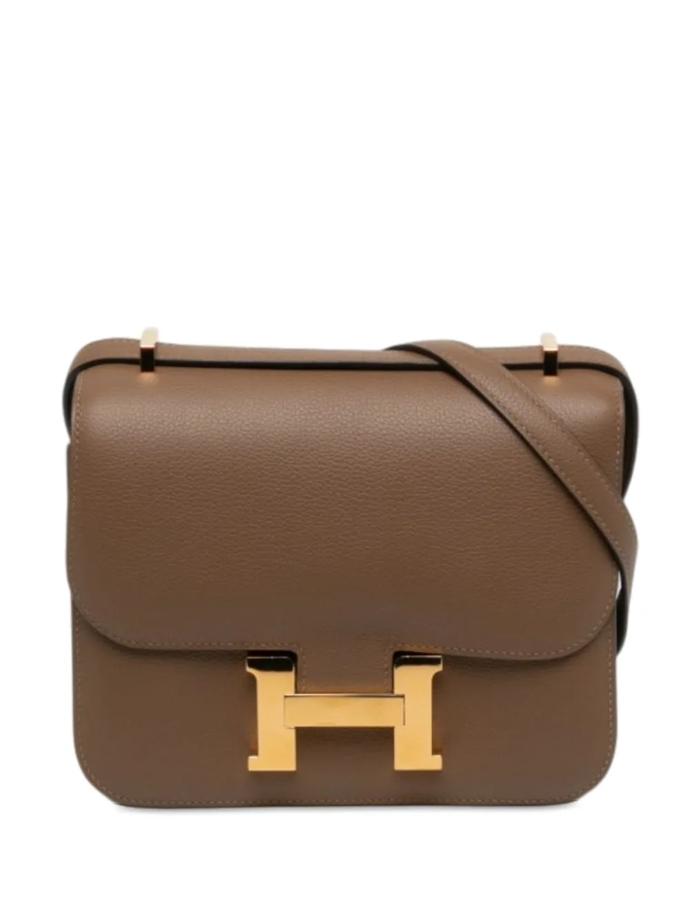 2020 Mini Chevre Mysore Constance 18 Crossbody Bag by Hermès Pre-Owned