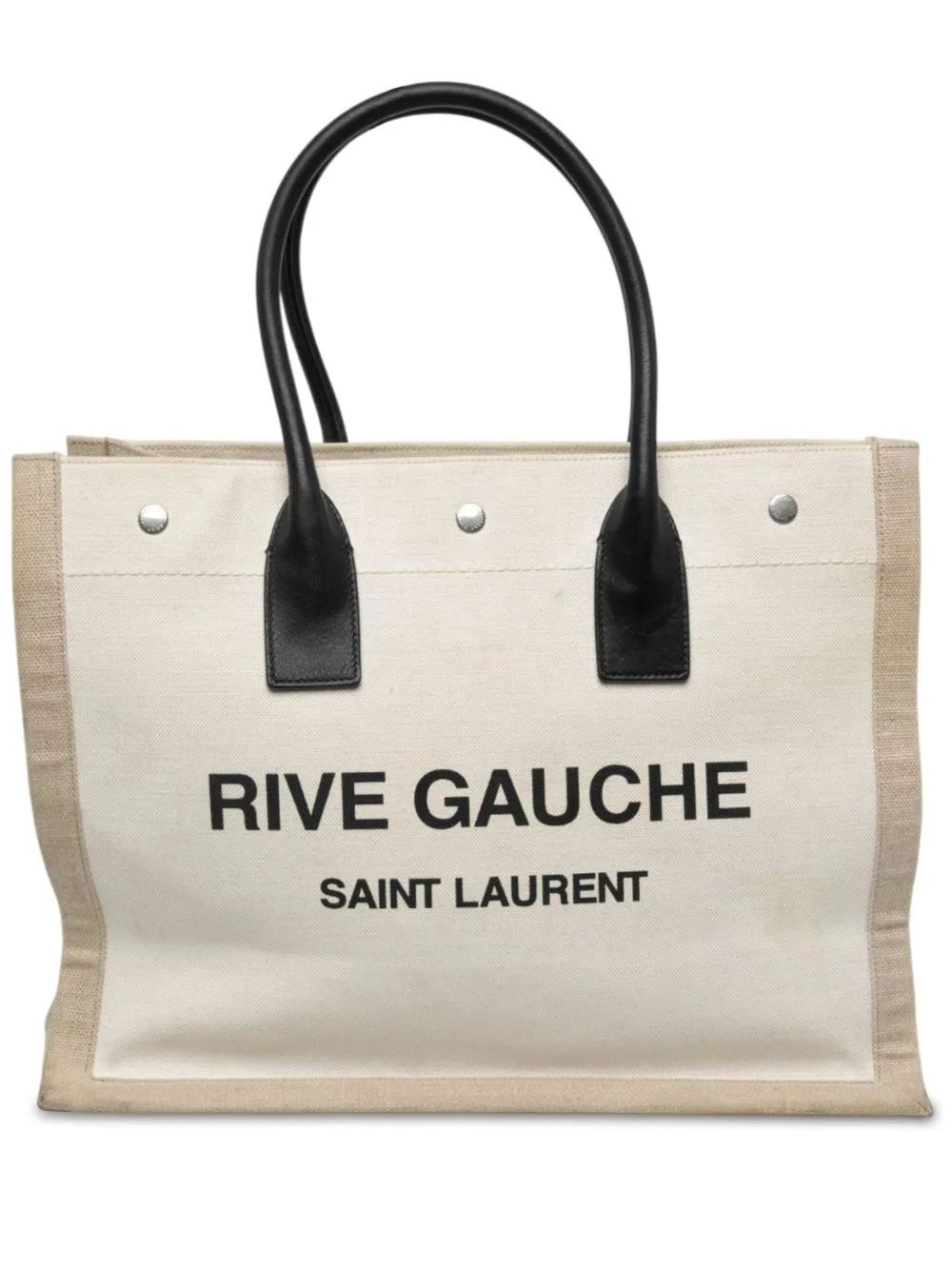 2022 Small Canvas Rive Gauche Tote Bag by Saint Laurent Pre-Owned