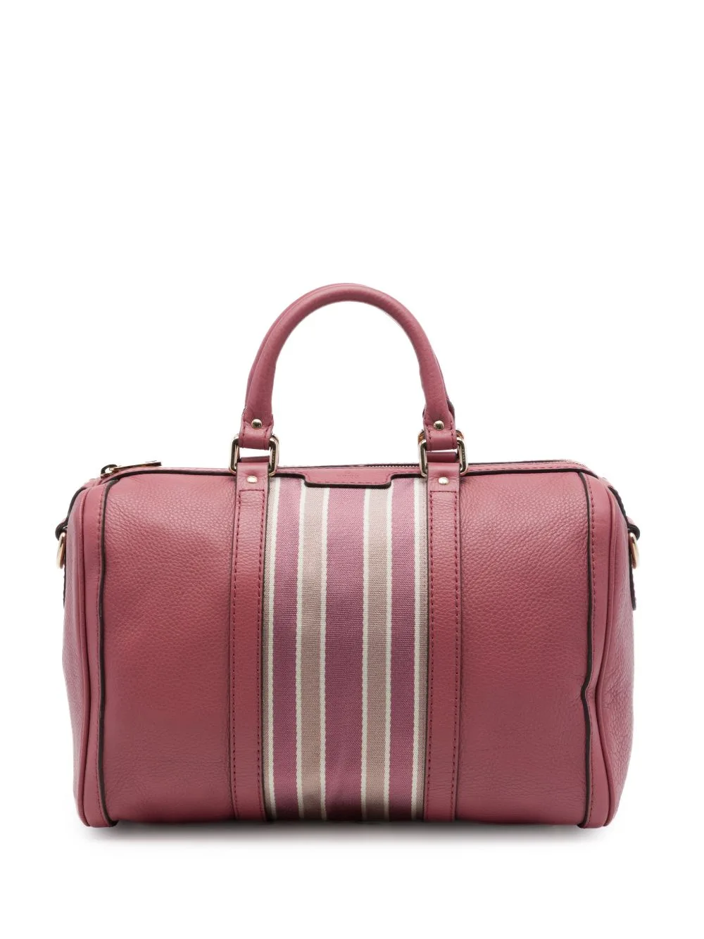 2016-2026 Medium Calfskin Web Joy Boston Bag Satchel by Gucci Pre-Owned