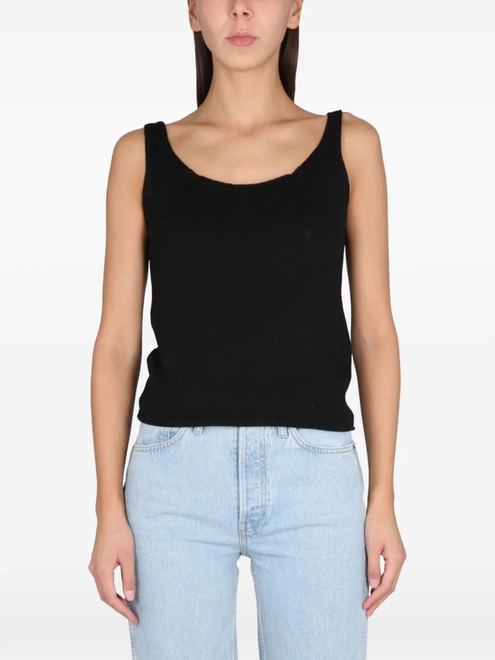 Scoop-Neck Top by ASPESI