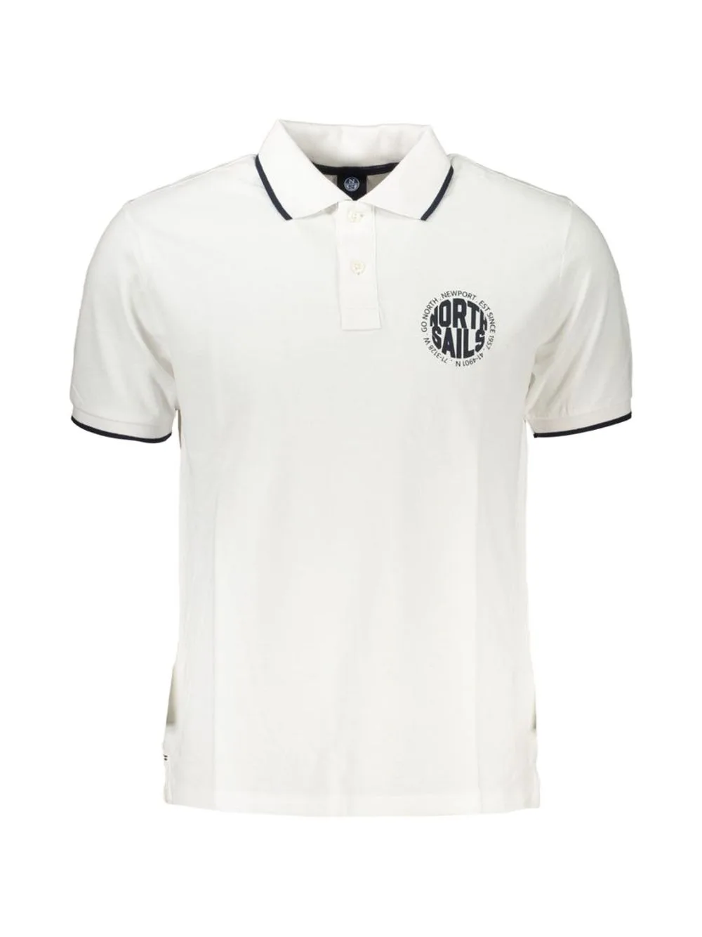 Logo-Print Tipped Polo Shirt by North Sails