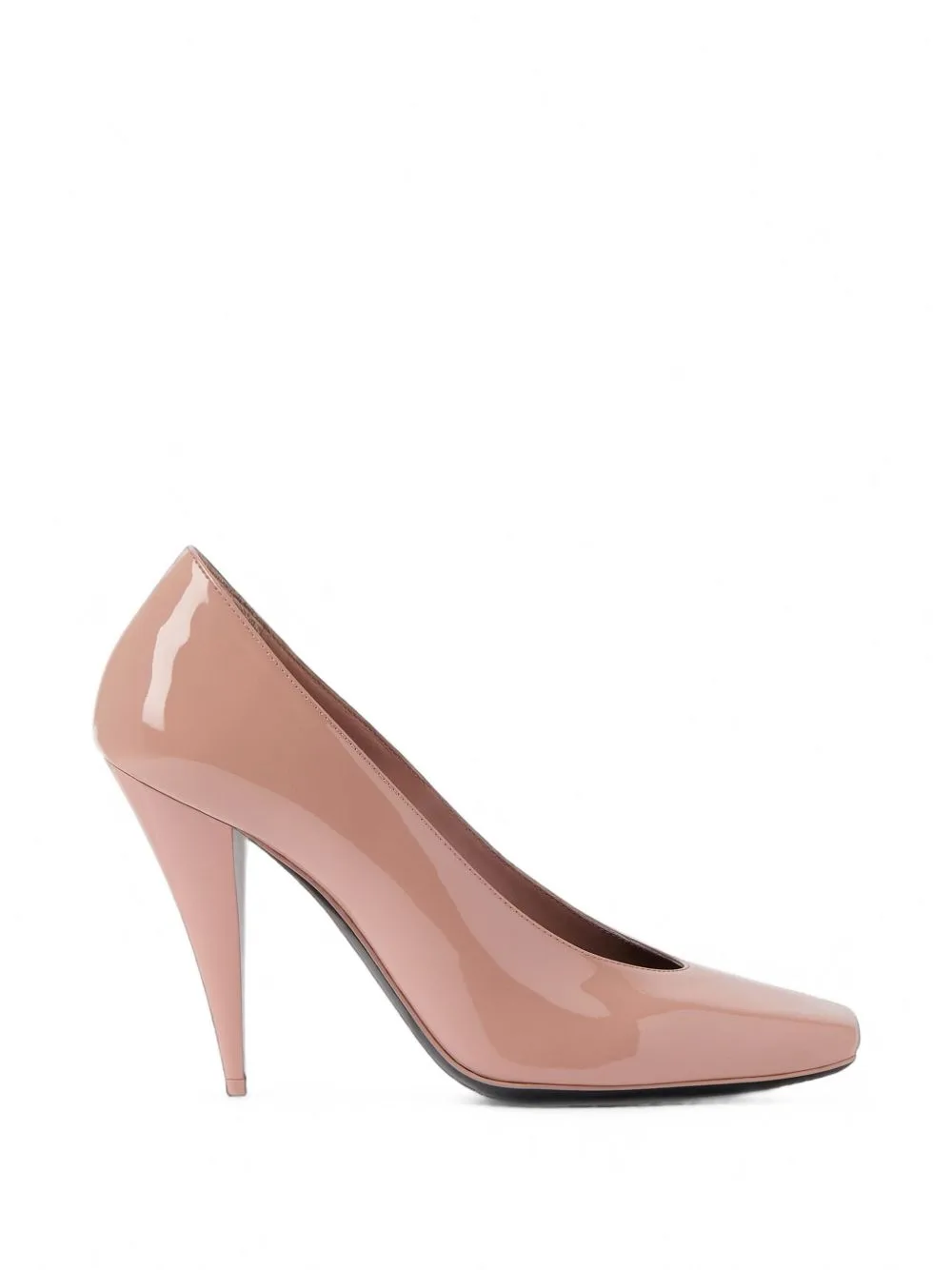 Sliced Square Pumps in Patent Leather by Givenchy