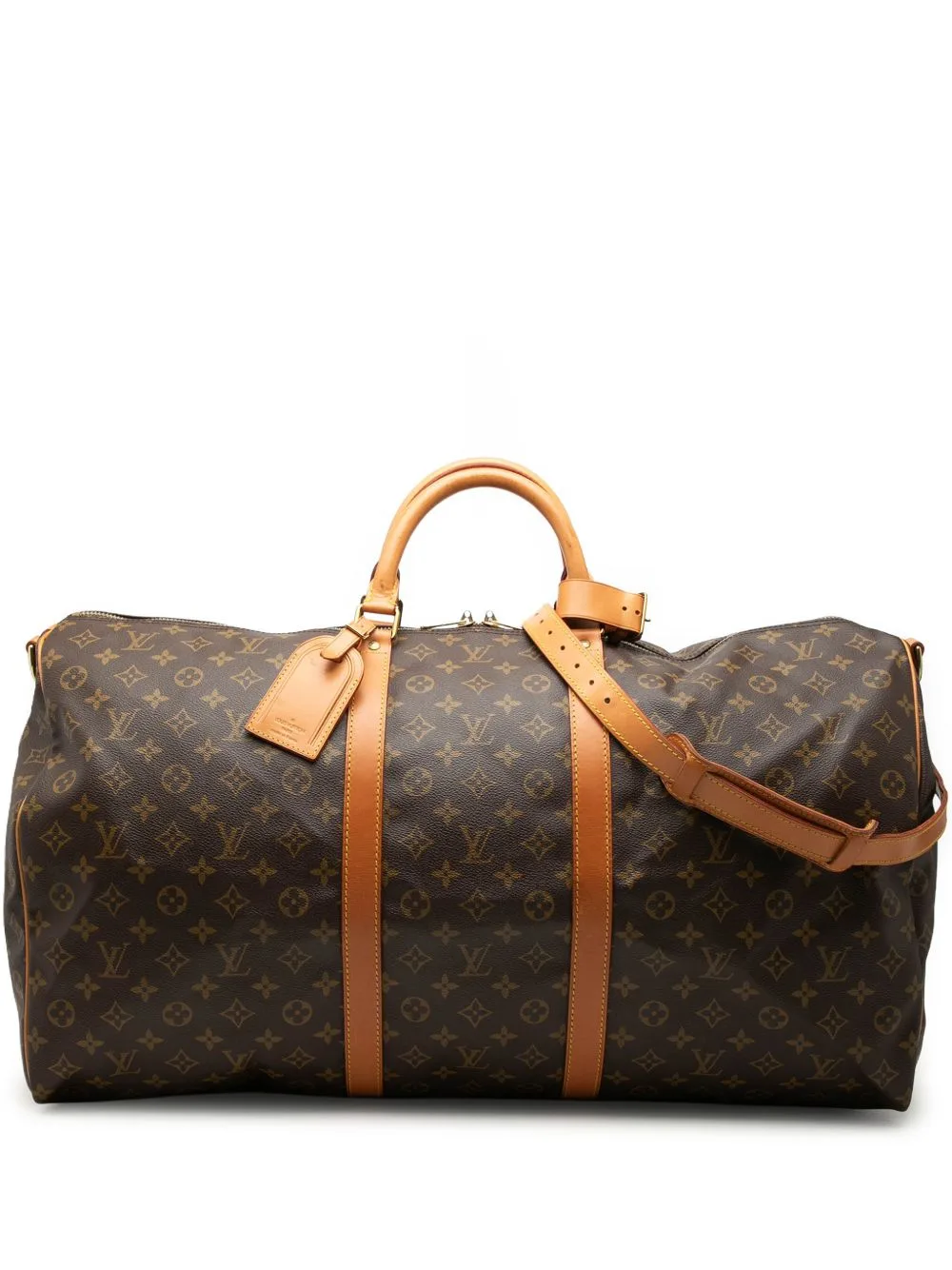 1991 Monogram Keepall Bandouliere 60 Travel Bag by Louis Vuitton Pre-Owned