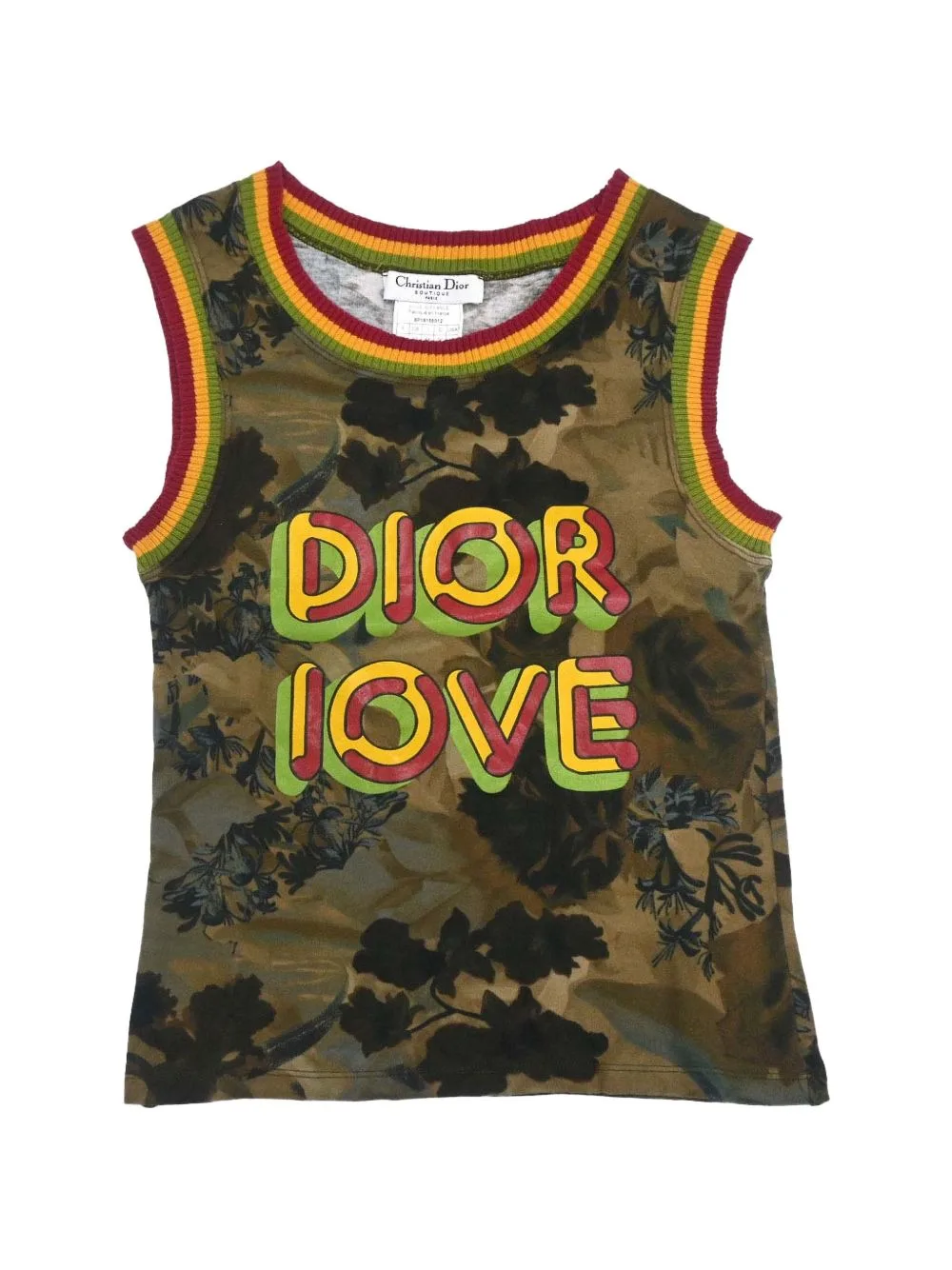 2005 Dior Love Tank Top by Christian Dior Pre-Owned