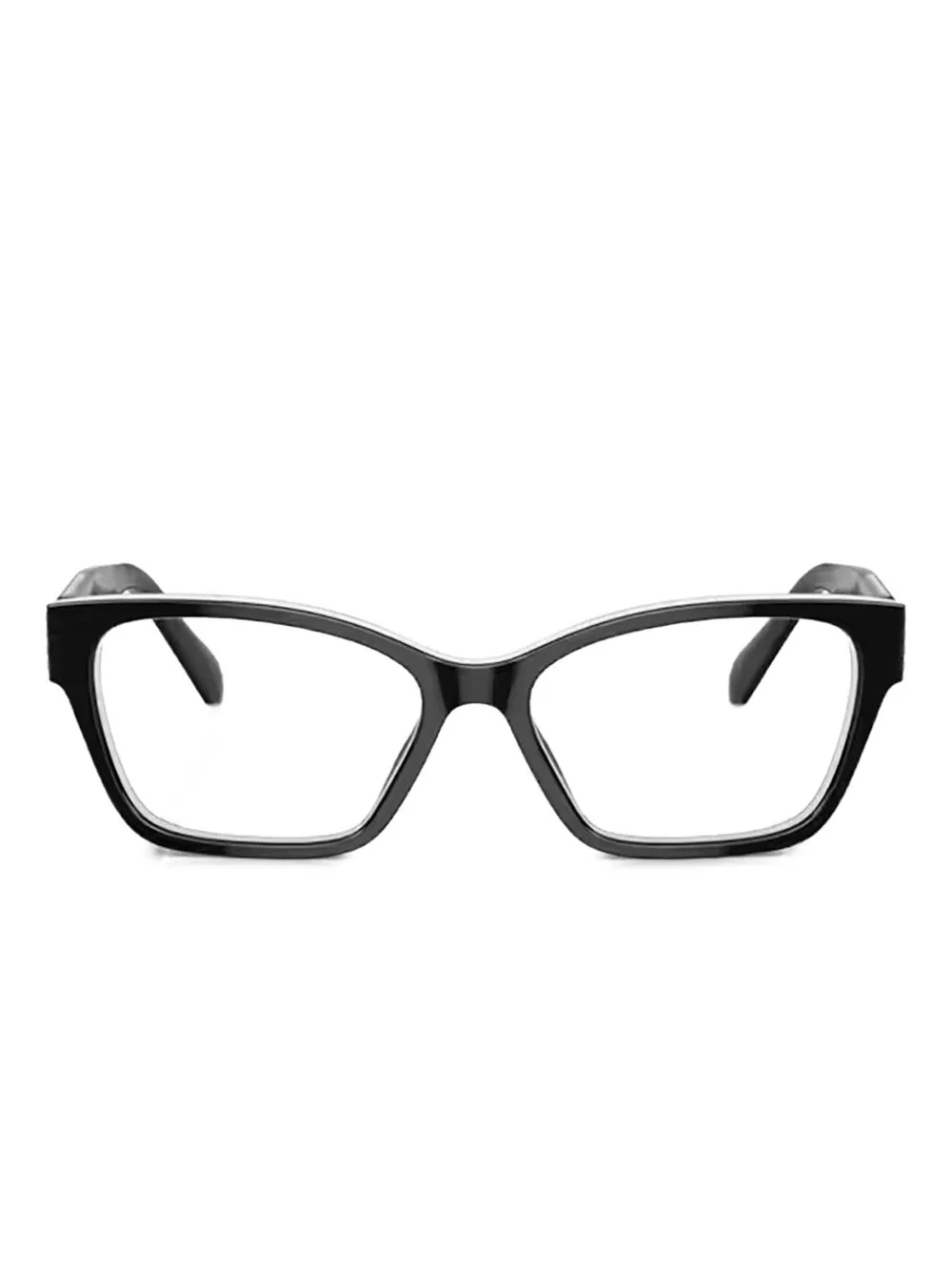 Crystal-Embellished Square Glasses by Swarovski Eyewear