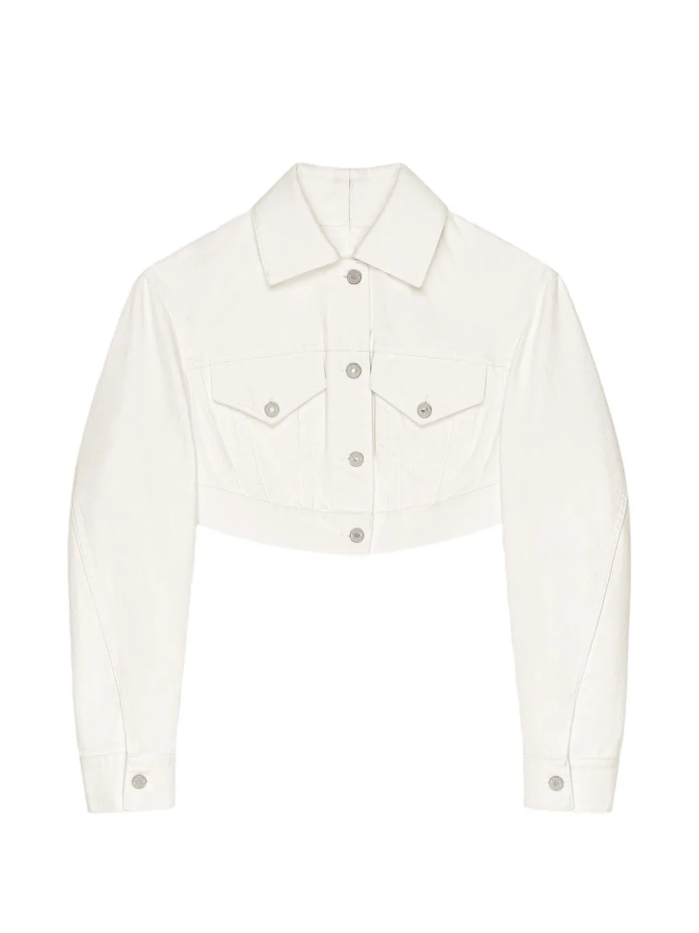 Cropped Open Back Jacket in Denim by Givenchy