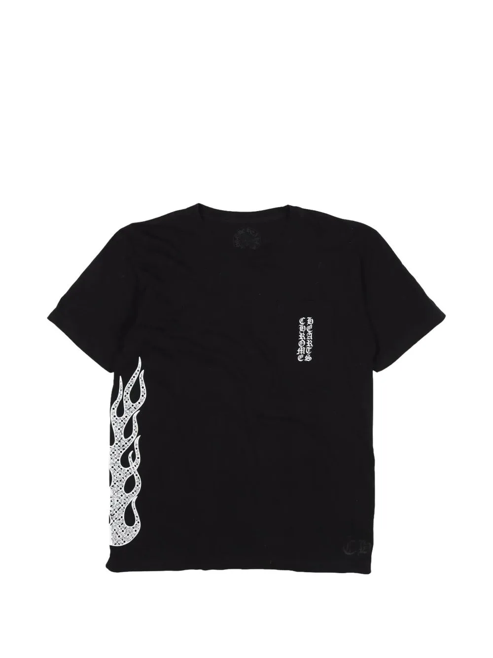 Flame-Print Pocket T-Shirt by Chrome Hearts