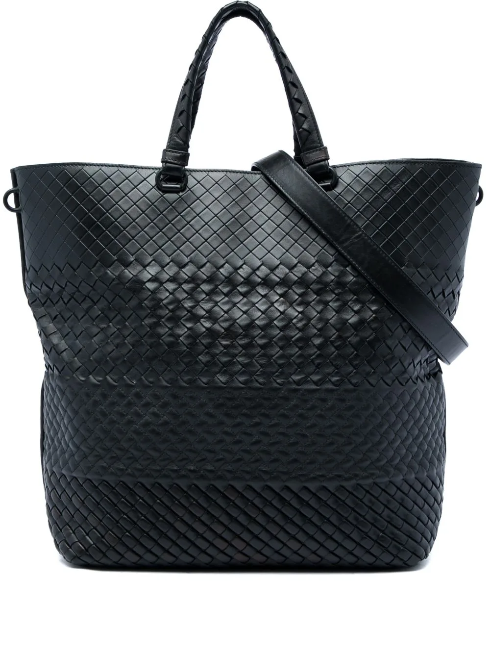 2012-2026 Nappa Intrecciato Imperatore Convertible Tote Satchel