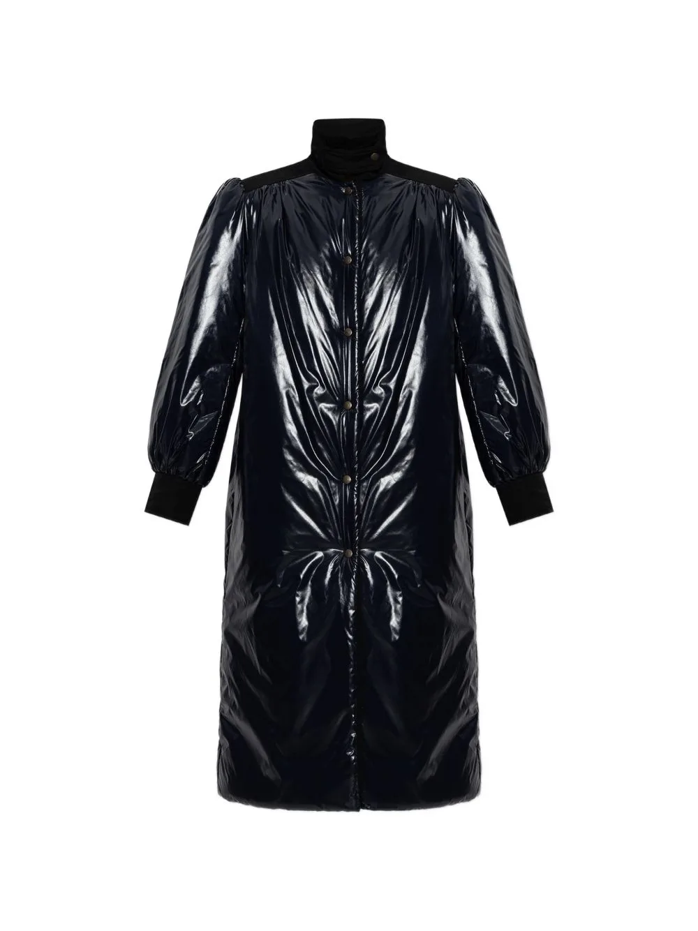 Long Utilitarian Coat in Shiny Nylon by Chloé