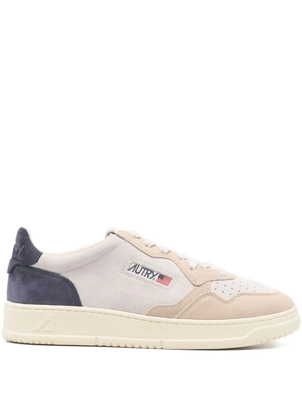 Medalist Low Tricolor Sneakers in Suede by Autry