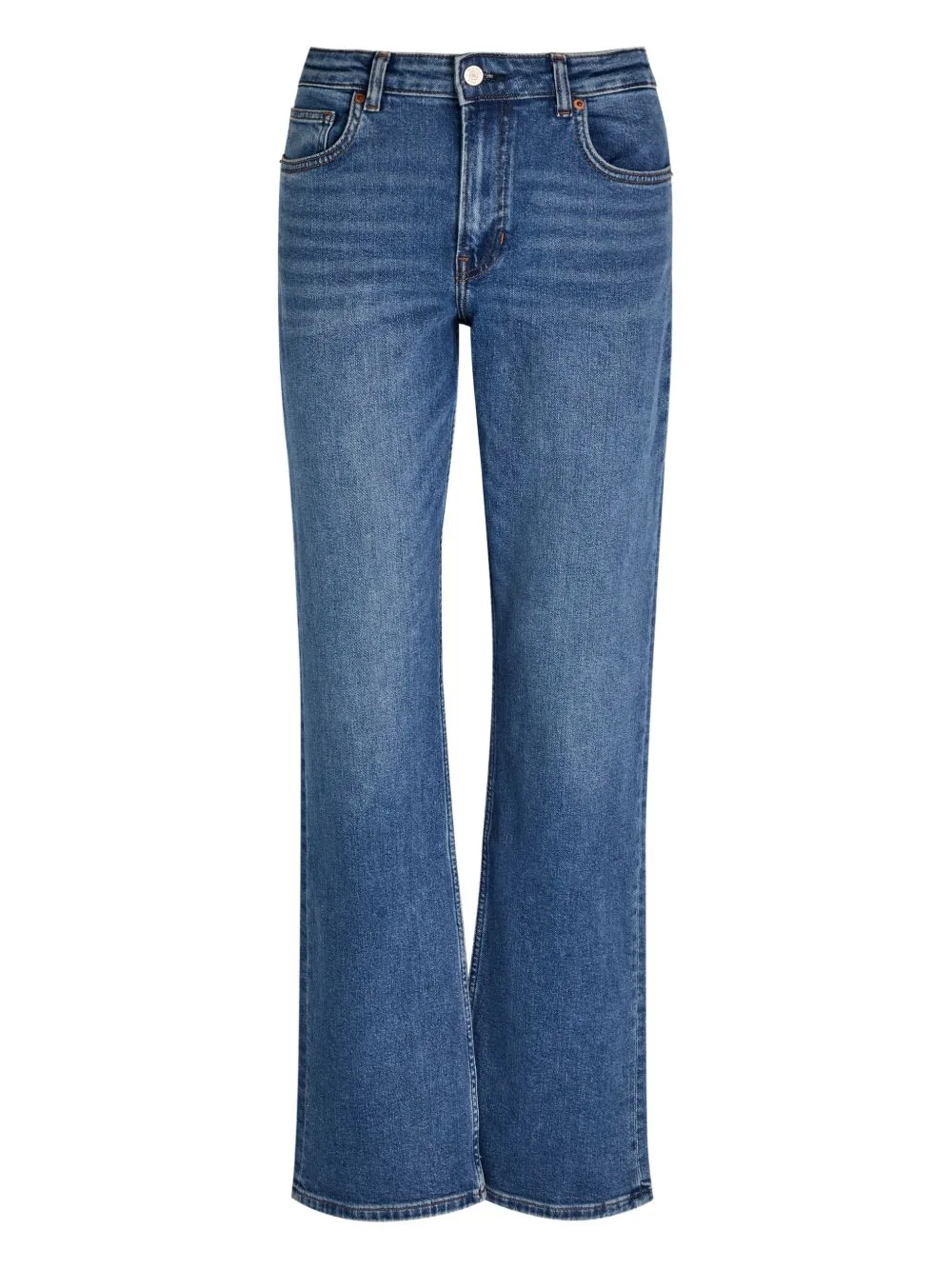 Elton Belt Loops Straight-Leg Jeans by Reformation