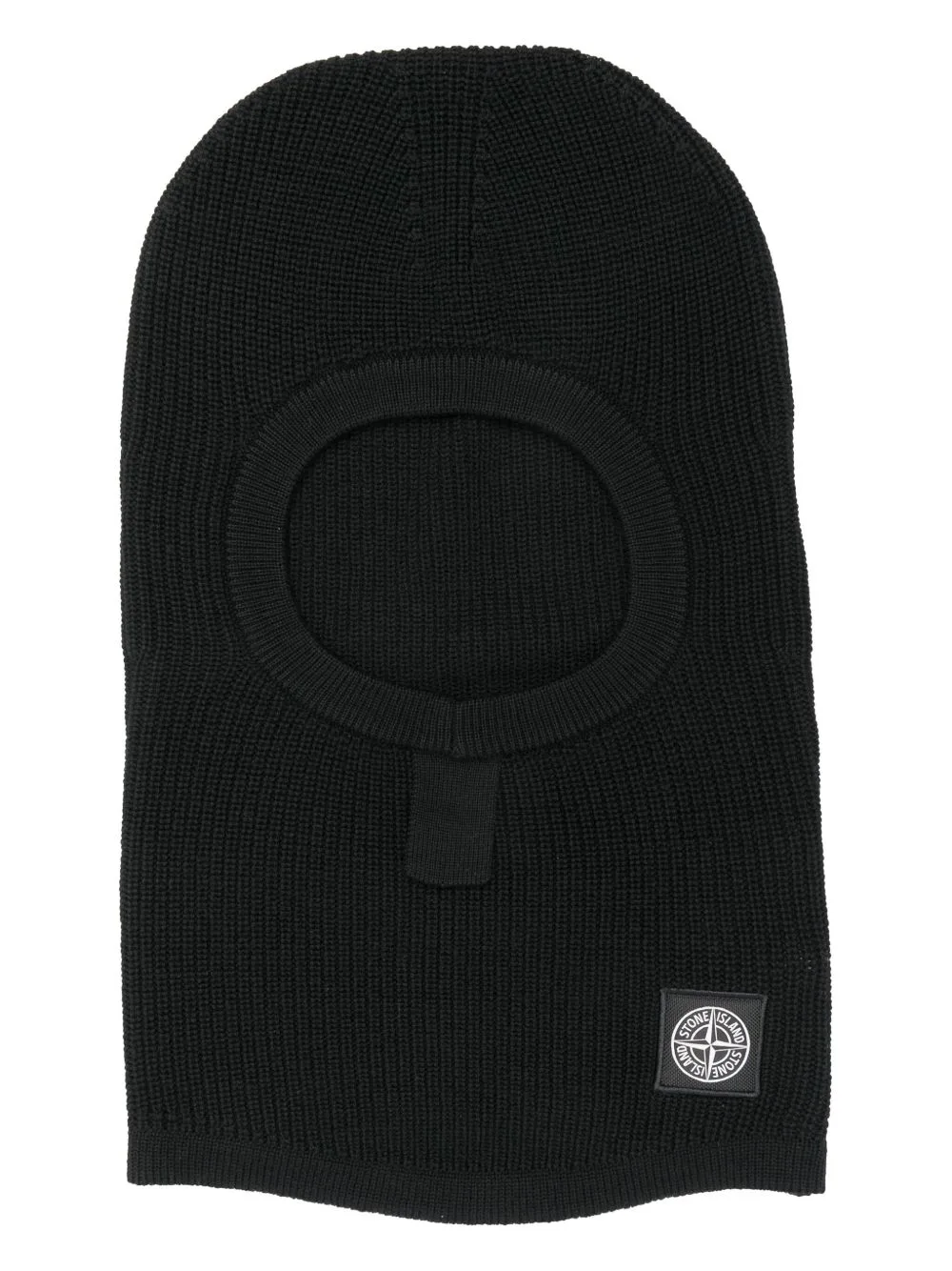 Compass-Patch Virgin Wool Balaclava by Stone Island