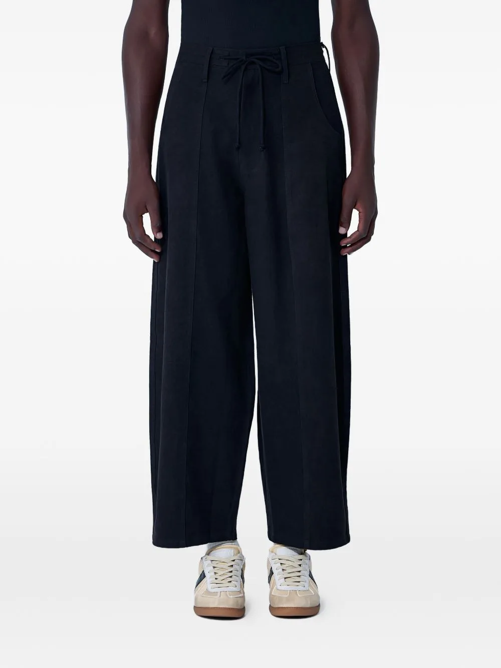 Document Drawstring Straight-Leg Trousers by STORY mfg.
