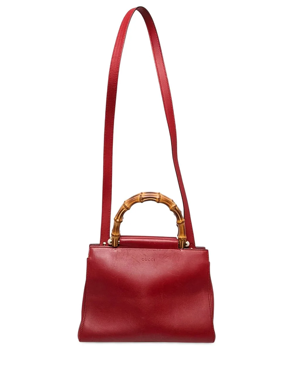 2016-2026 Small Nymphaea Leather Satchel Bag by Gucci Pre-Owned