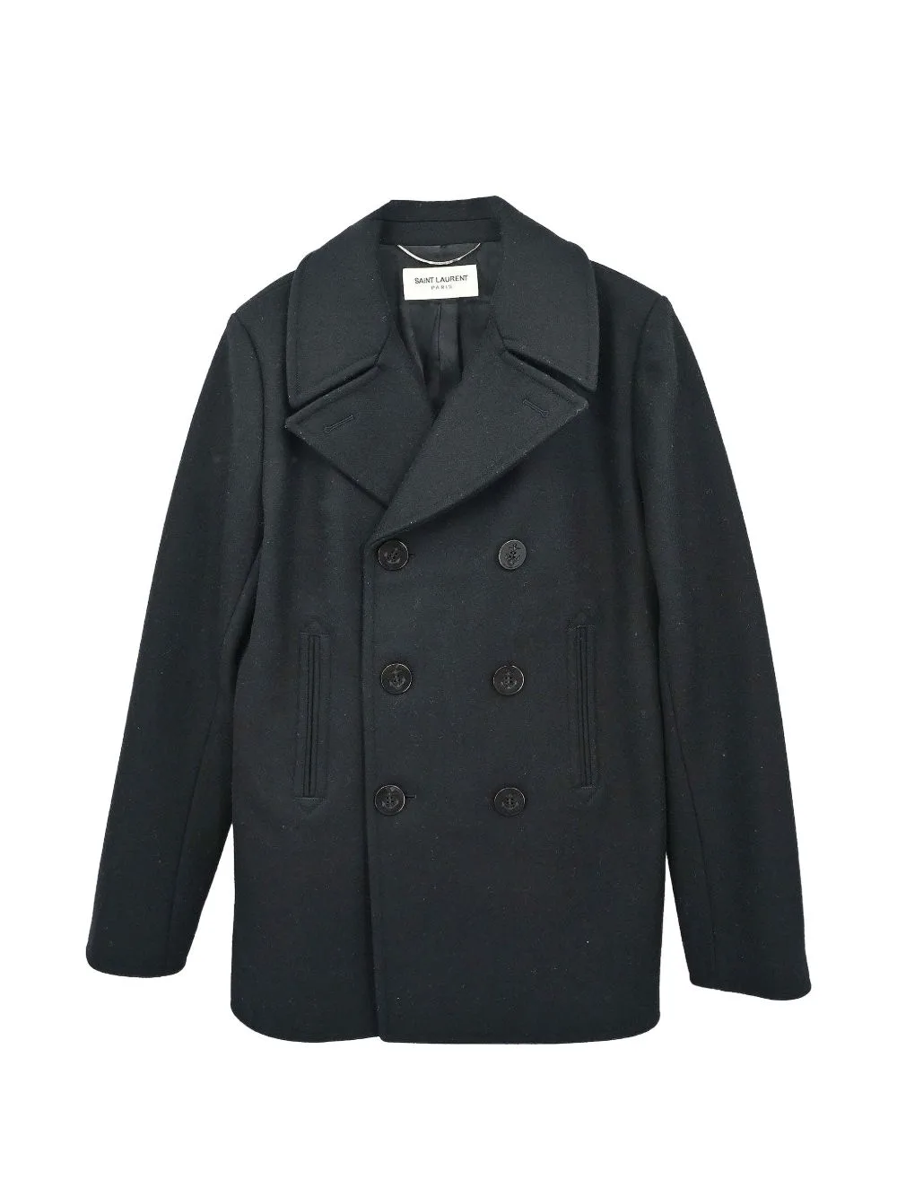 2015 Double-Breasted Jacket by Saint Laurent Pre-Owned