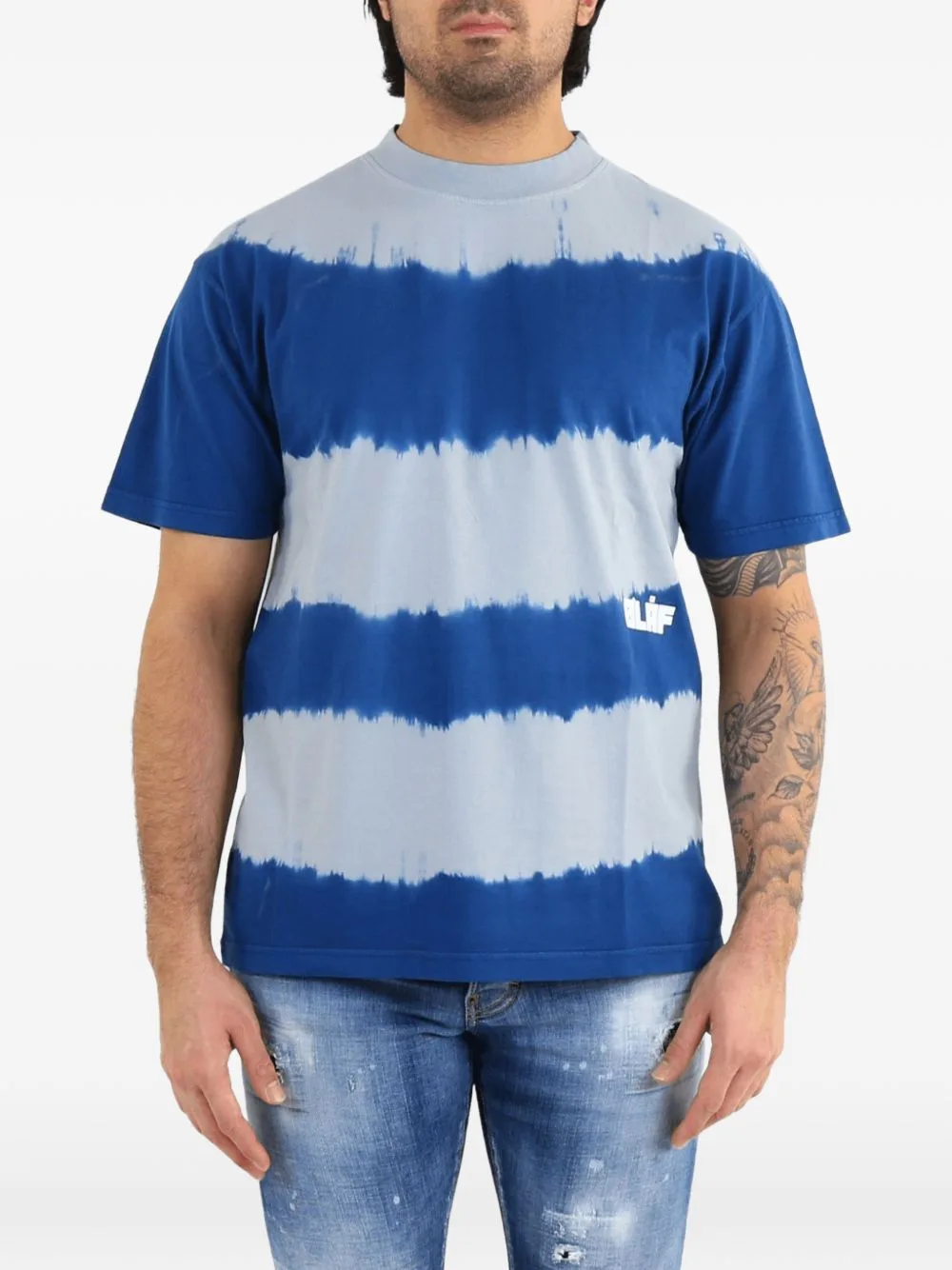 Tie-Dye Logo-Patch T-Shirt by OLAF