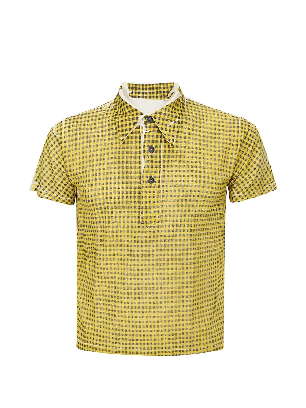 Gingham Polo Shirt by Maison Margiela