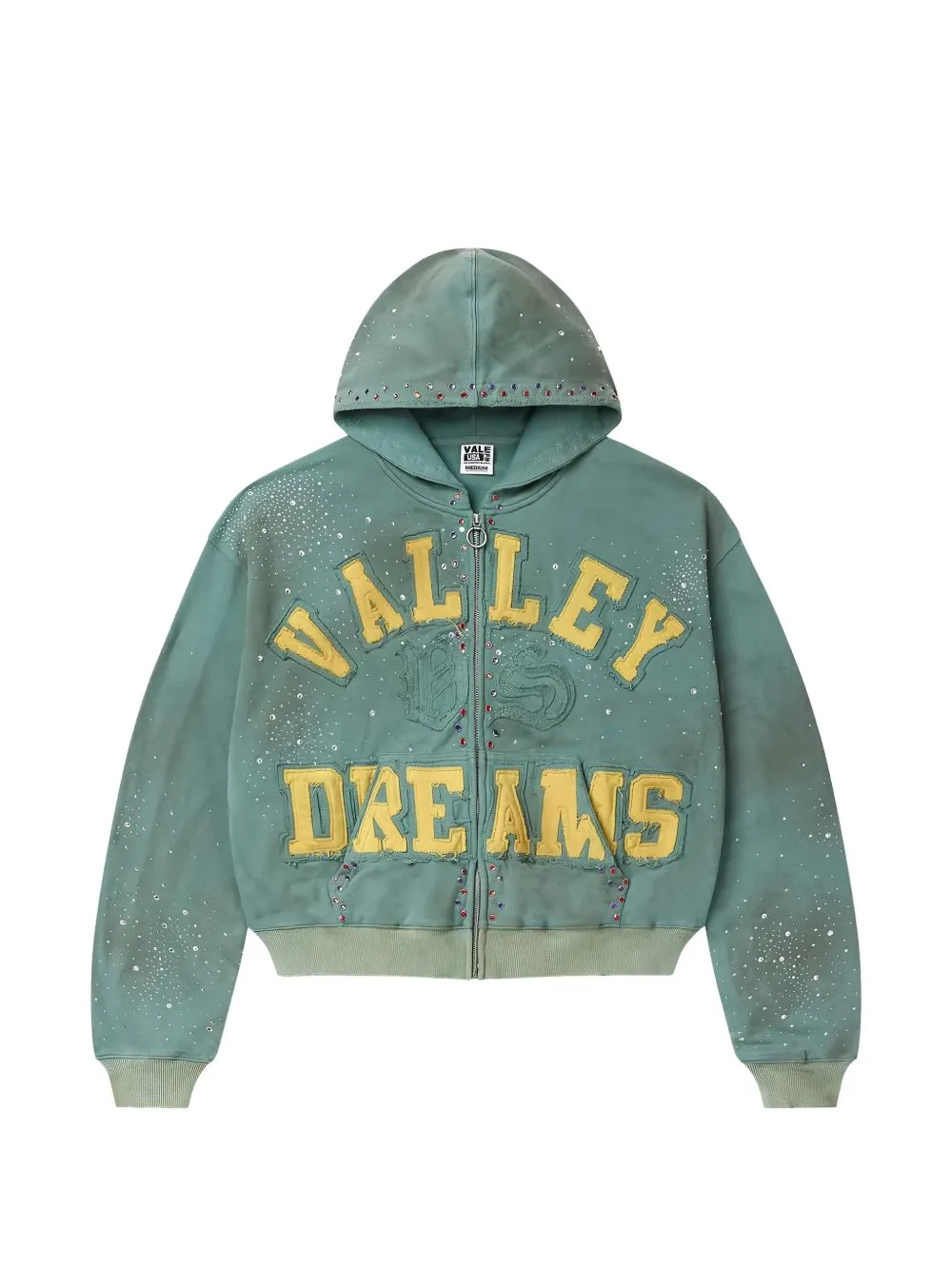 Bank Rhinestone-Embellished Hoodie by Vale