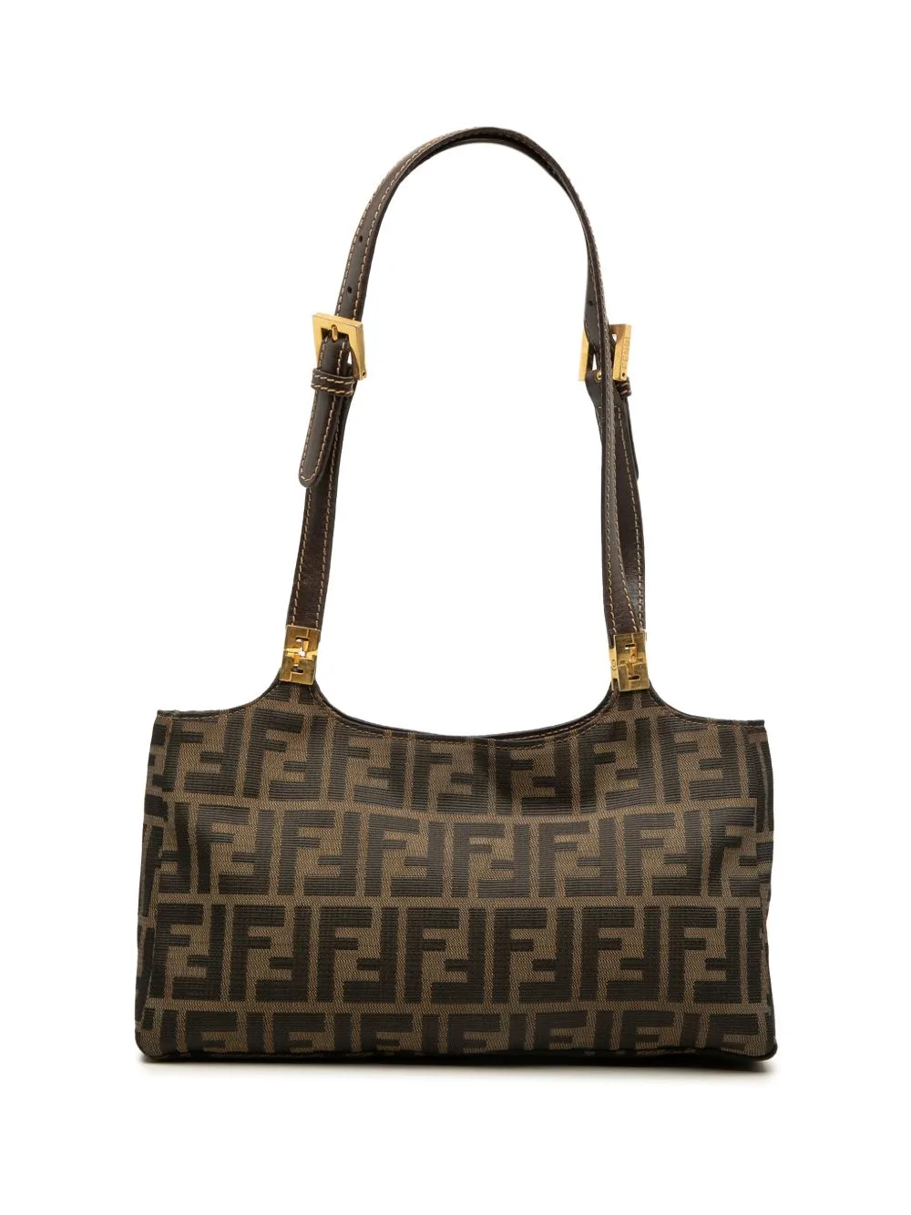20th Century Zucca Canvas Shoulder Bag by Fendi Pre-Owned