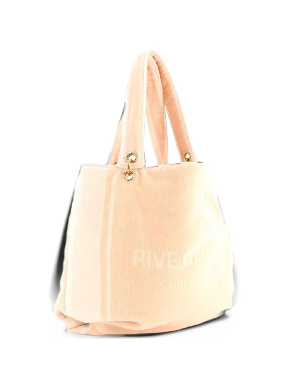 Rive Gauche Beach Bag Terry Cloth Tote Bag by Saint Laurent Pre-Owned