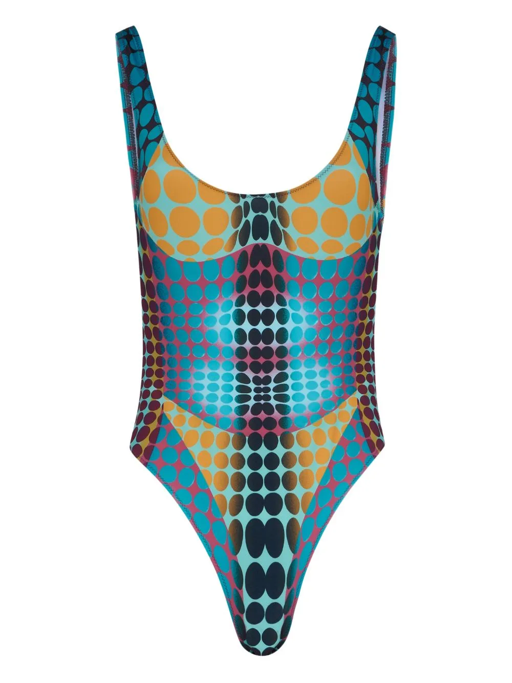Re-Edition Printed Swimsuit by Jean Paul Gaultier