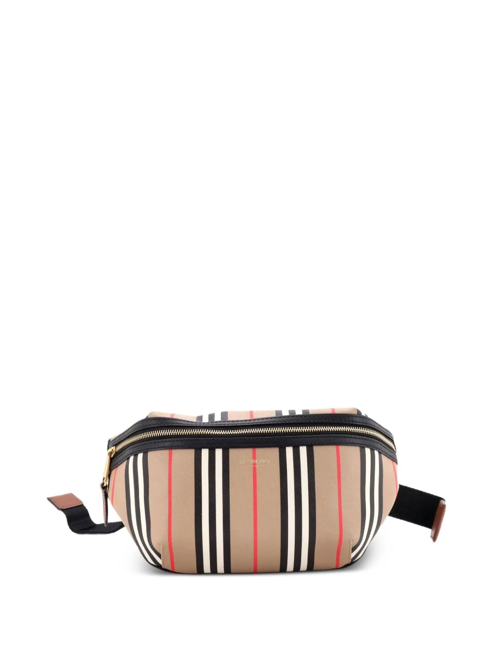 Sonny Waist Bag Icon Stripe E-Canvas Medium Belt Bag by Burberry Pre-Owned