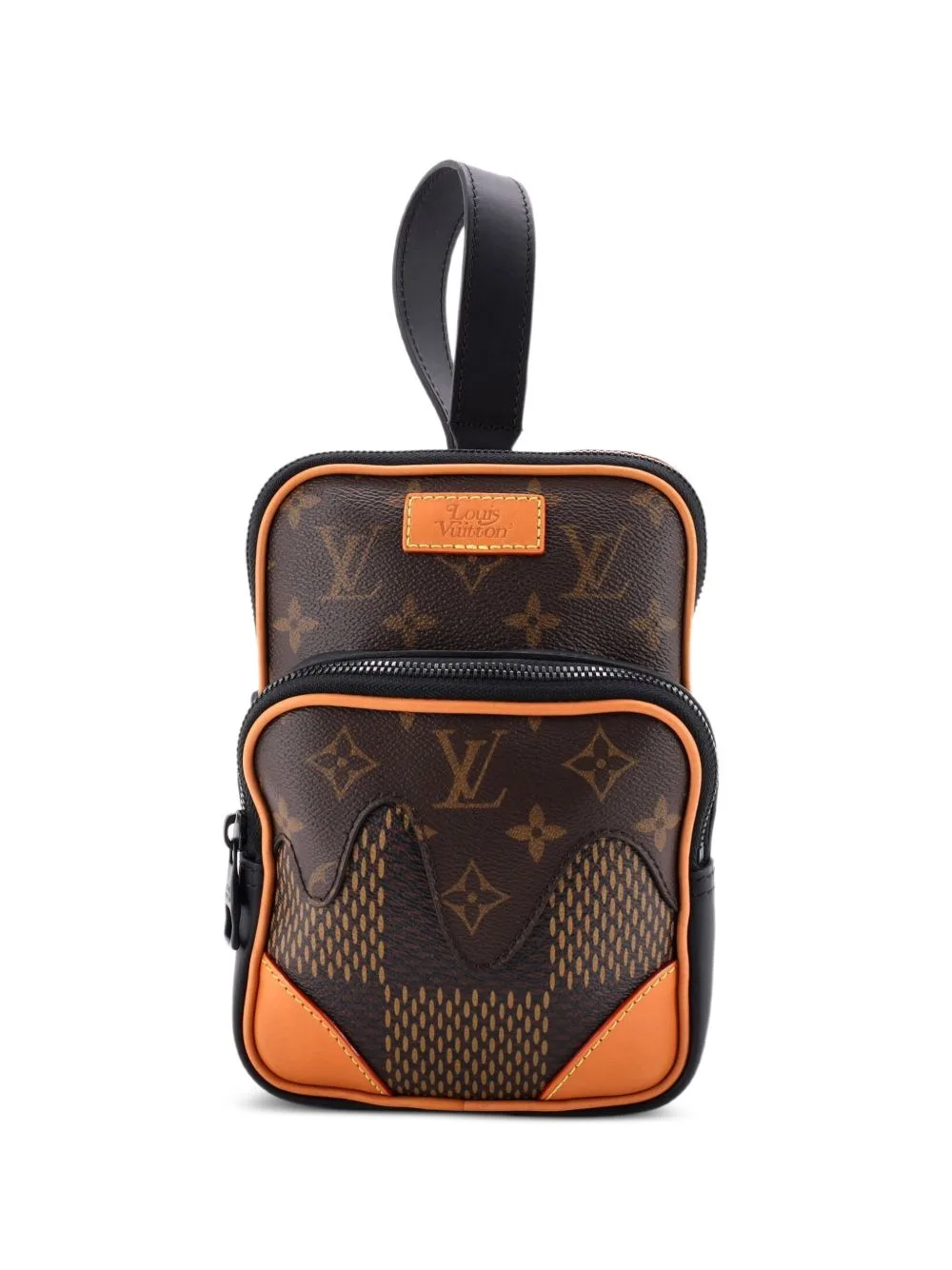 Nigo Amazone Sling Bag Giant Damier and Monogram Canvas Crossbody Bag by Louis Vuitton Pre-Owned