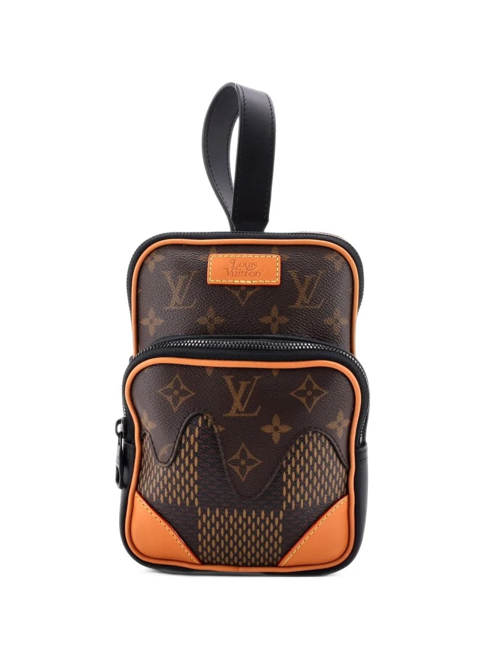 Nigo Amazone Sling Bag Giant Damier and Monogram Canvas Crossbody Bag