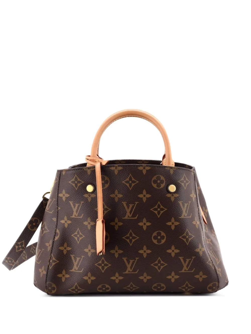 Montaigne Handbag Monogram Canvas BB Satchel by Louis Vuitton Pre-Owned