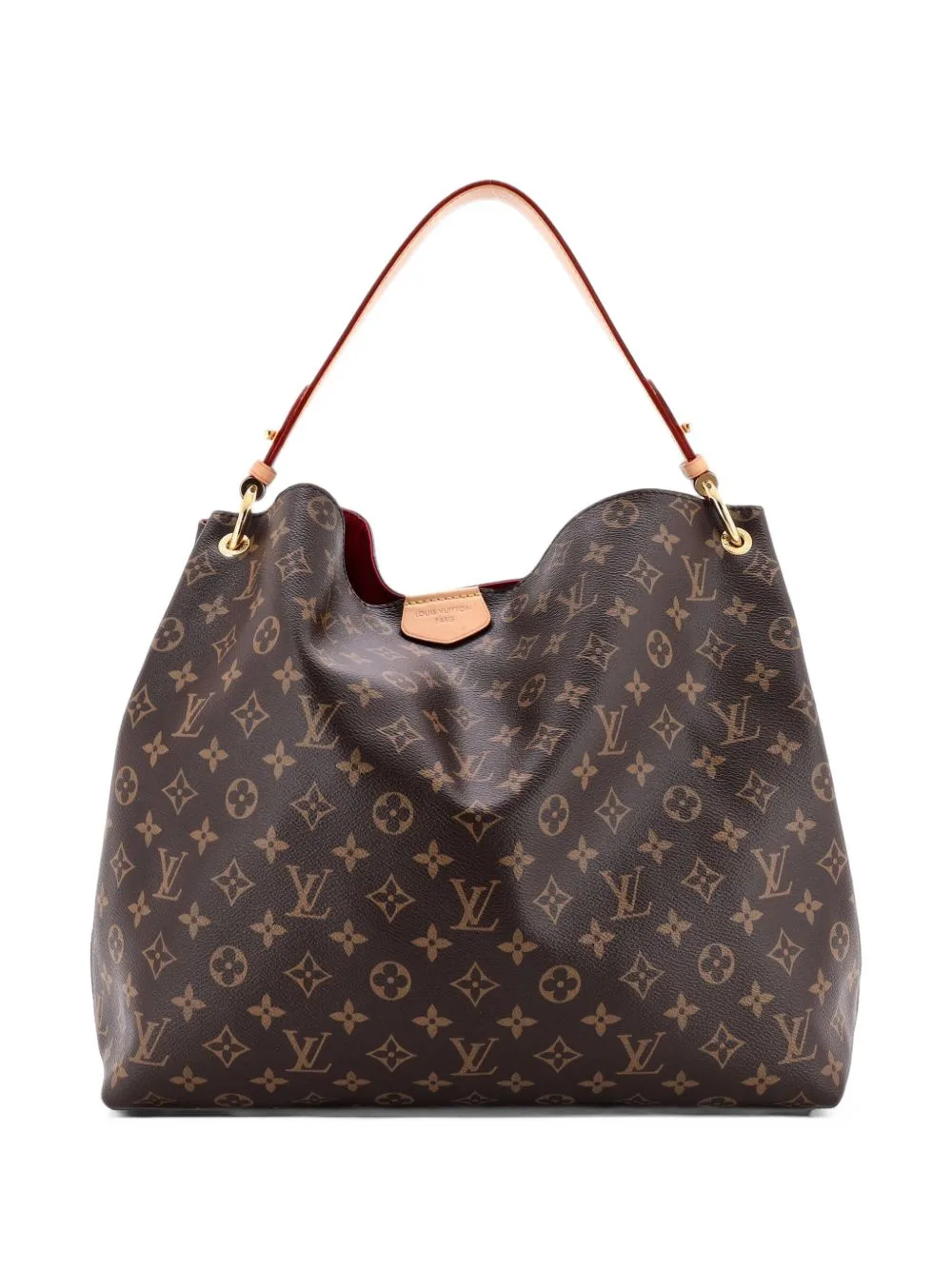 Graceful Handbag Monogram Canvas mm Hobo Bag by Louis Vuitton Pre-Owned