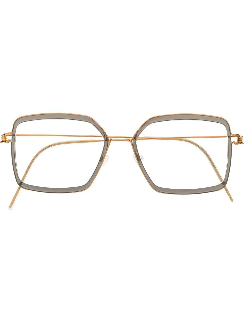 Square-Frame Optical Glasses by Lindberg
