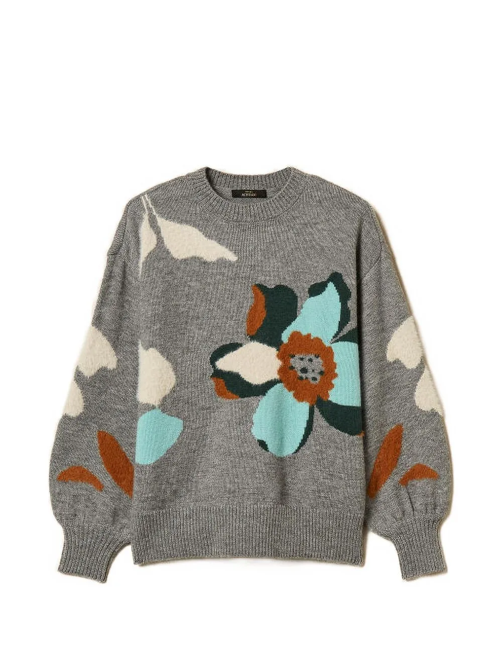 Jumper with Inlaid Flower by TWINSET