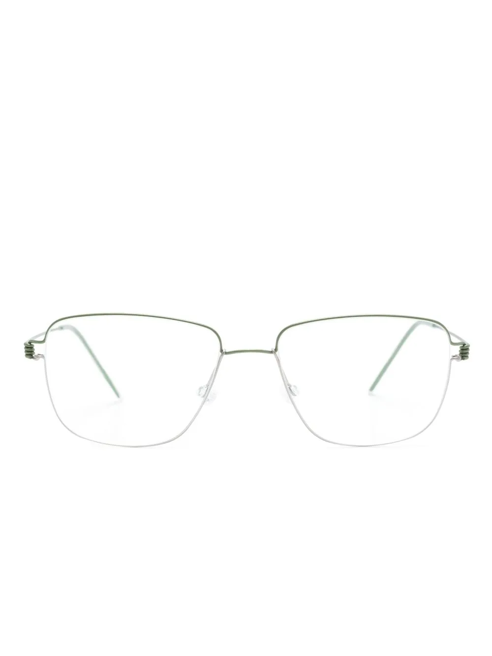 Gustav Rectangle-Frame Glasses by Lindberg