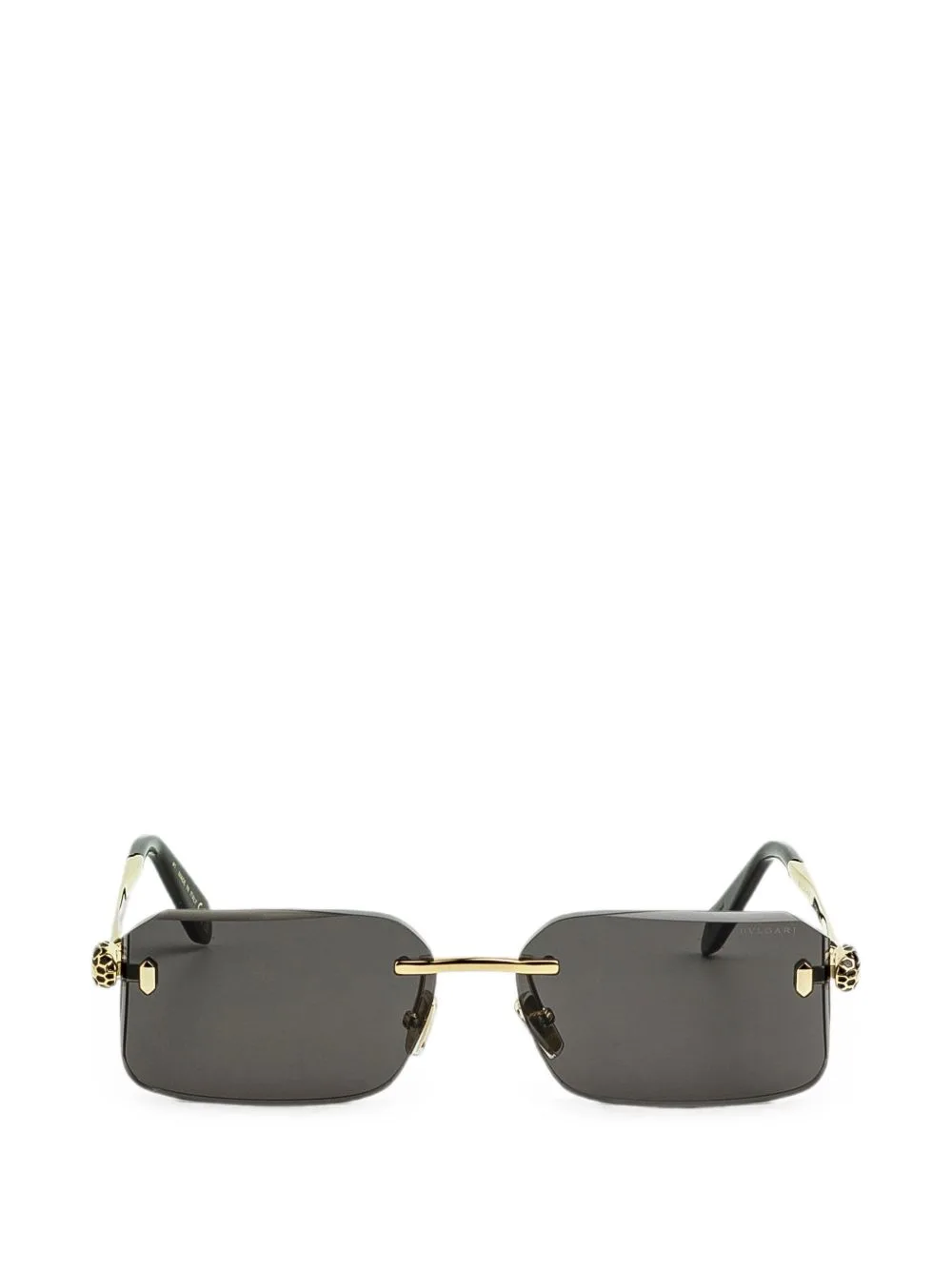 Serpenti Rimless Square-Shaped Sunglasses by Bvlgari