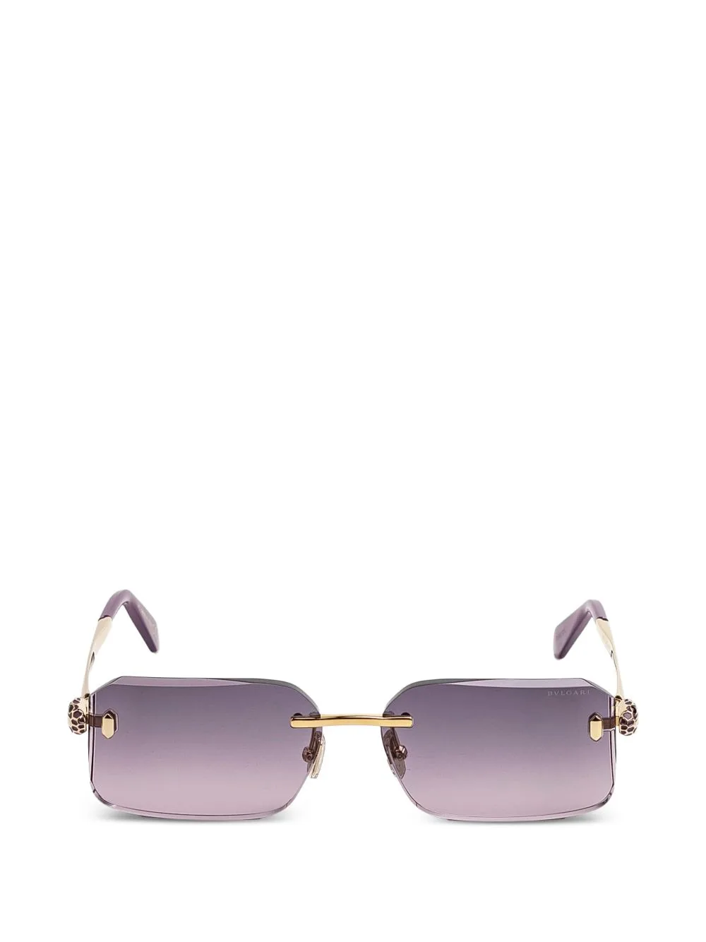 Rectangle-Frame Sunglasses by Bvlgari