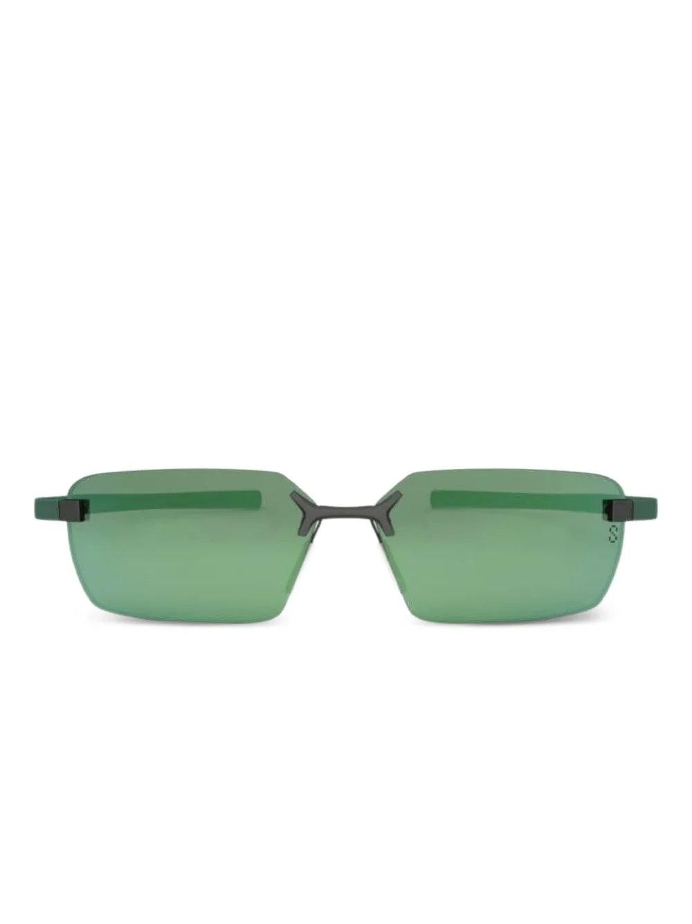 Flex Rimless Rectangular Sunglasses by Tag Heuer Eyewear