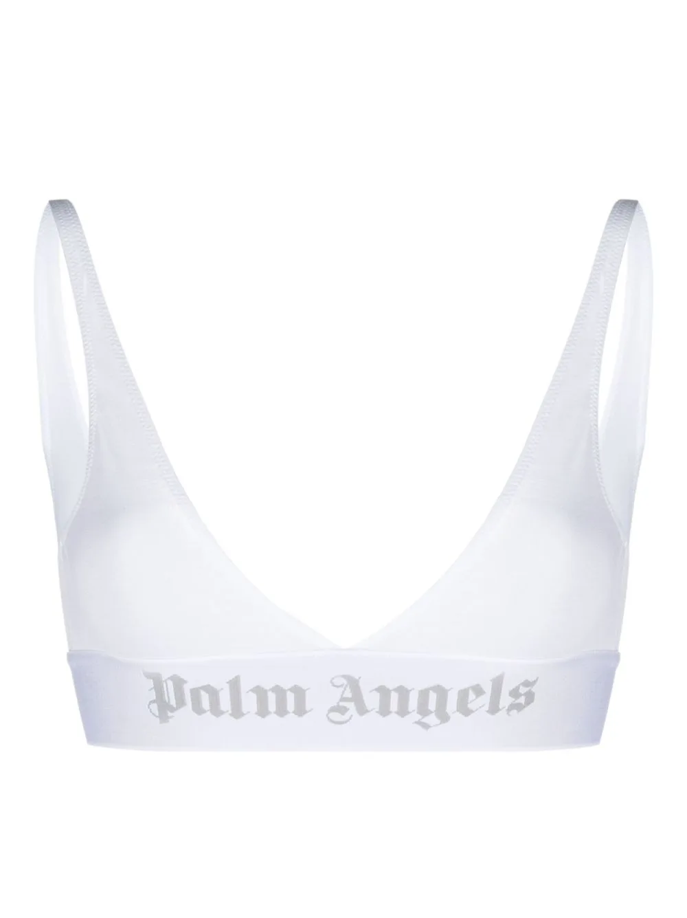 Logo-Trim Triangle Bra by Palm Angels