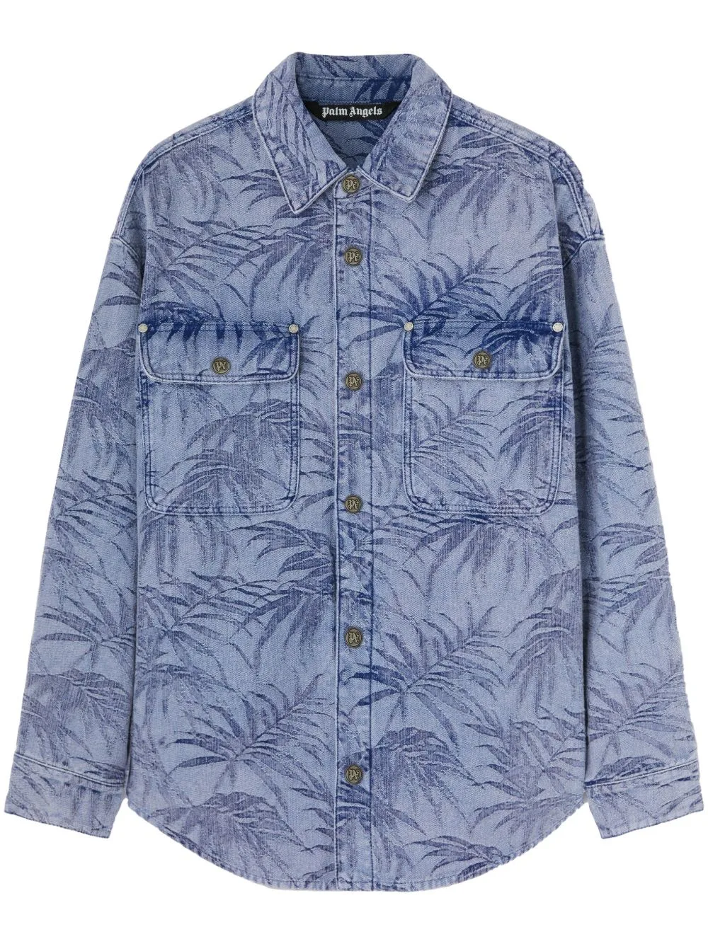 Palms Denim Shirt by Palm Angels