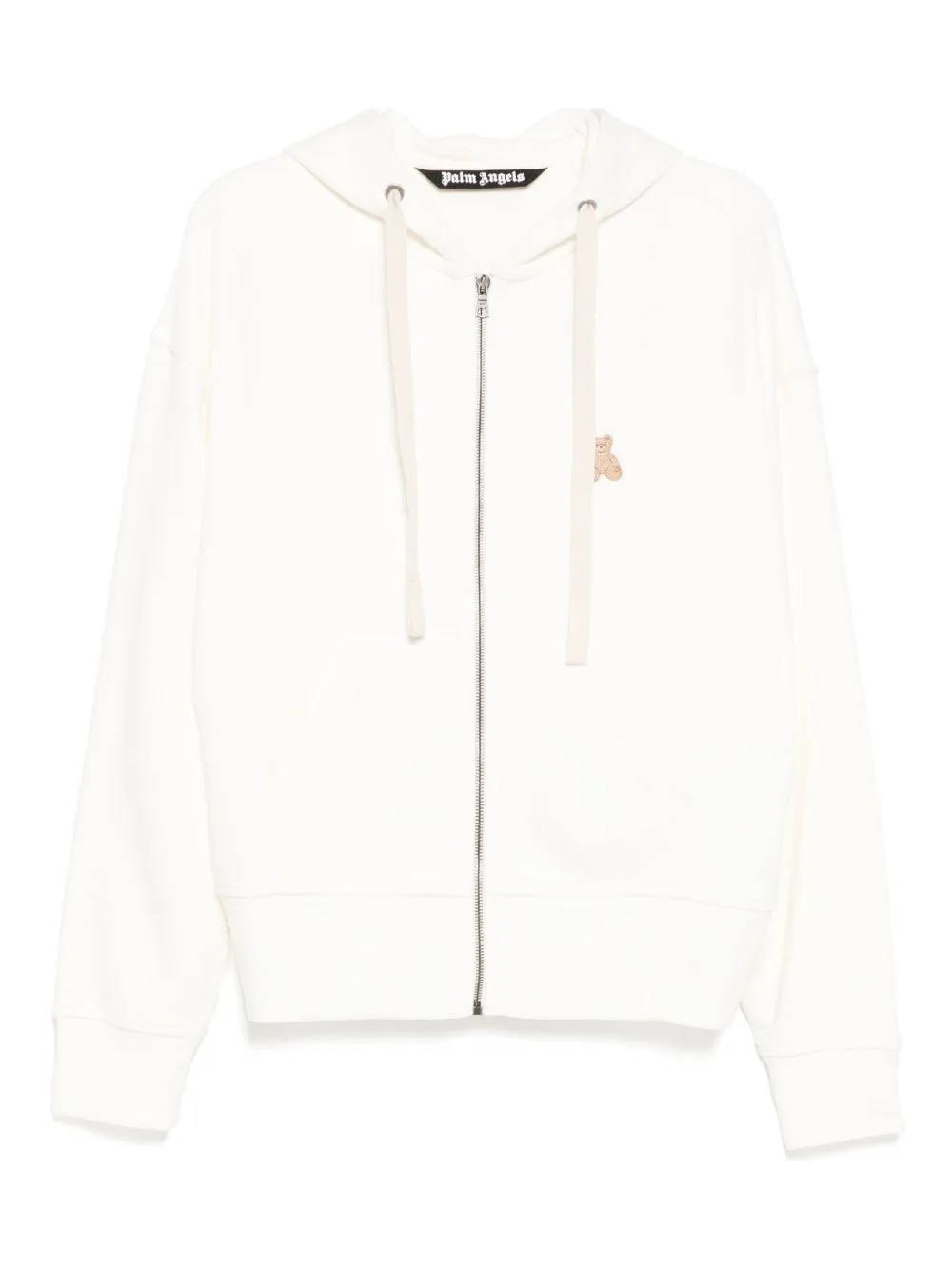 Logo-Patch Zip-Up Hoodie by Palm Angels