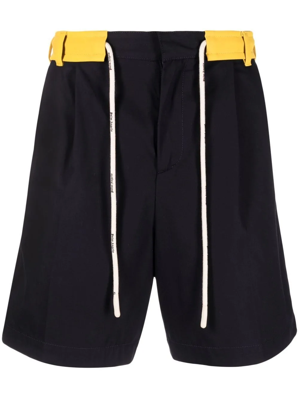 Drawstring Tailored Shorts by Palm Angels
