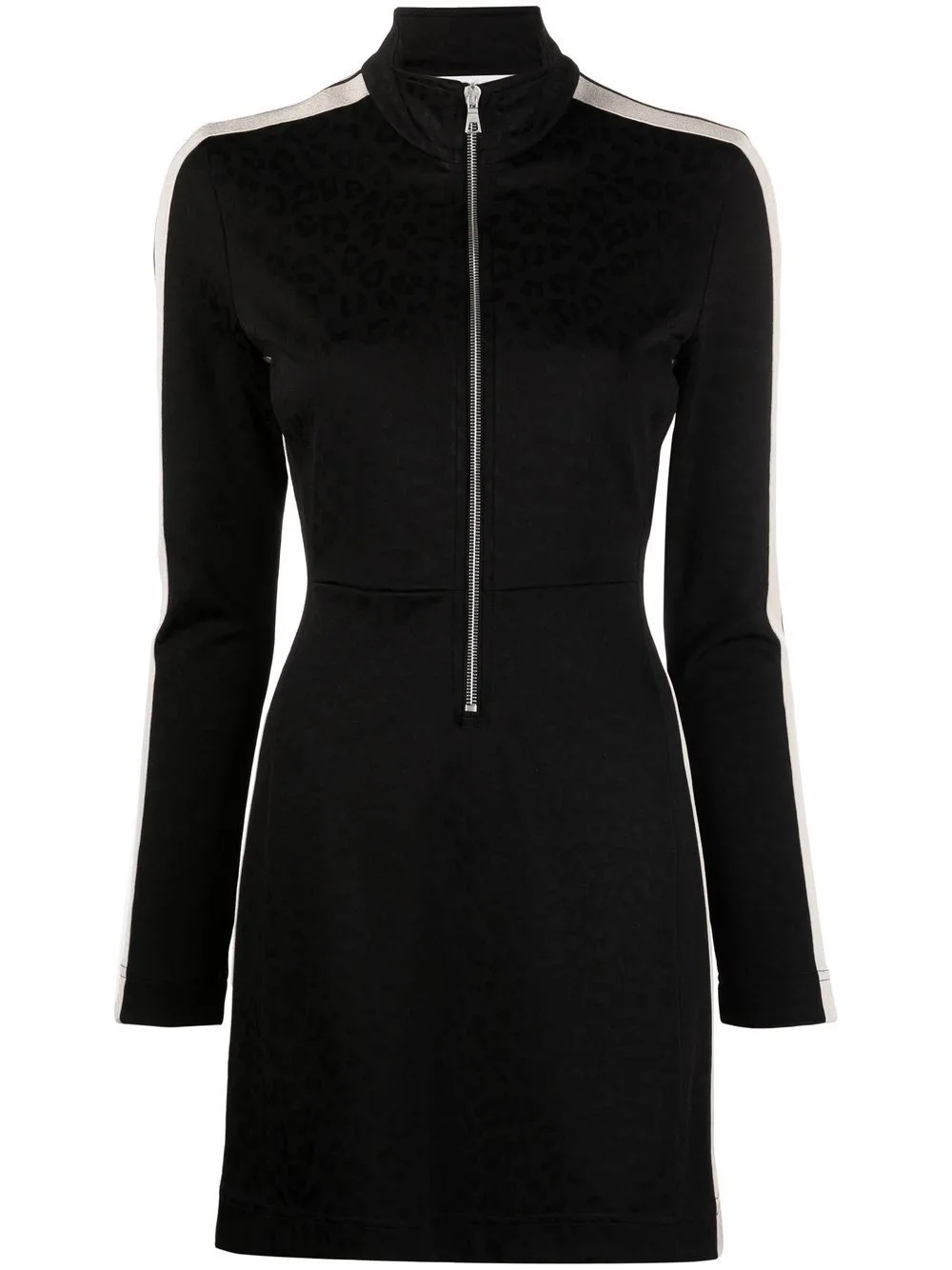 Leopard Track Mini Dress by Palm Angels