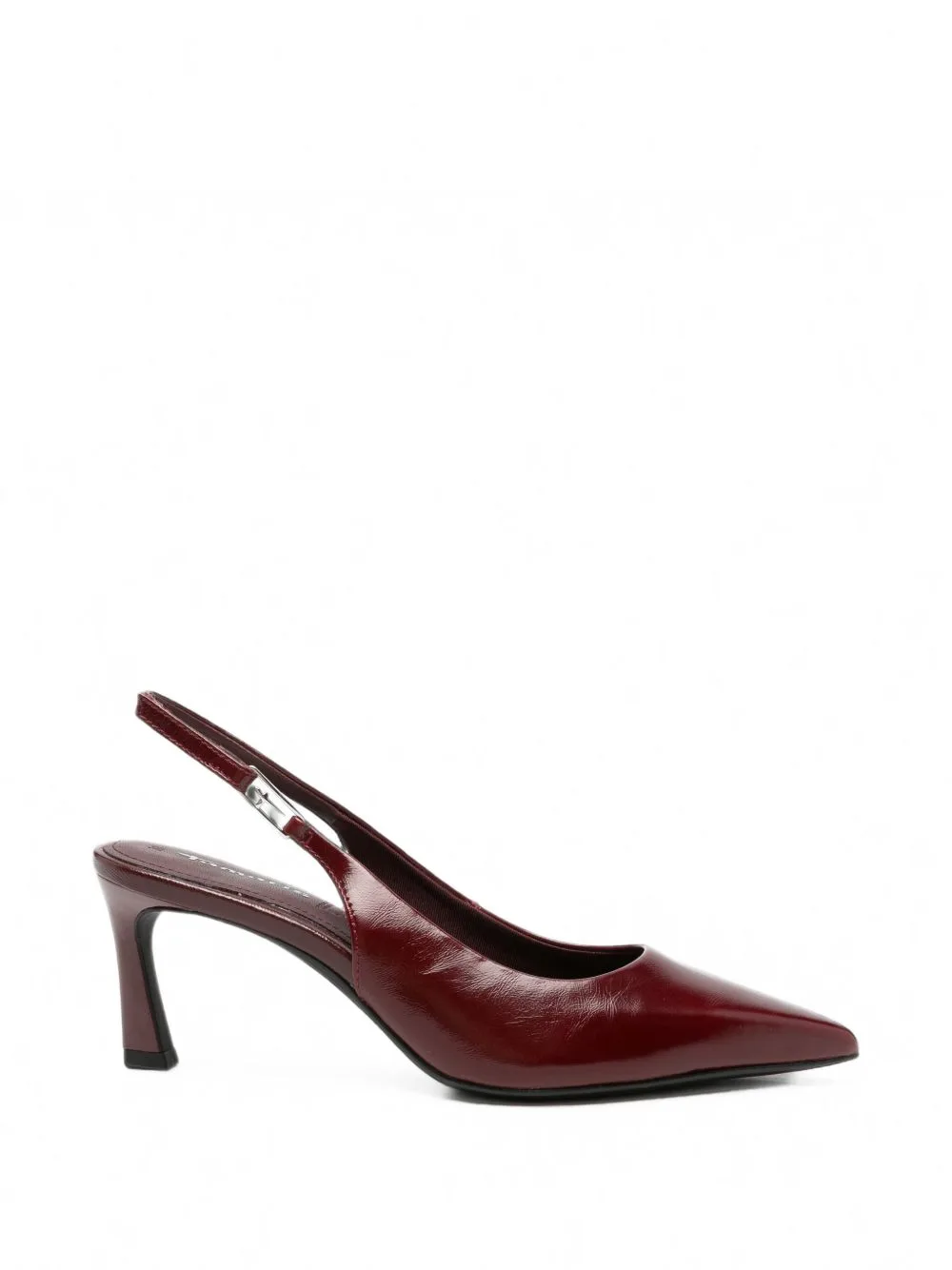 Slingback Leather Heeled Pumps by TAMARIS