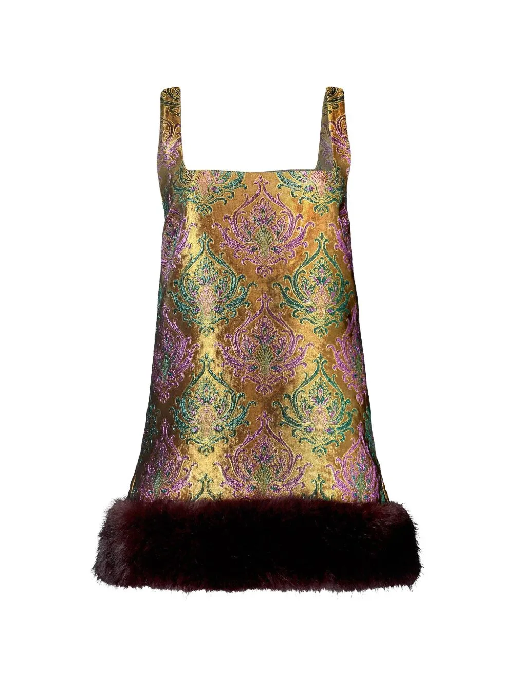 Sulvie Brocade Dress by Retrofete