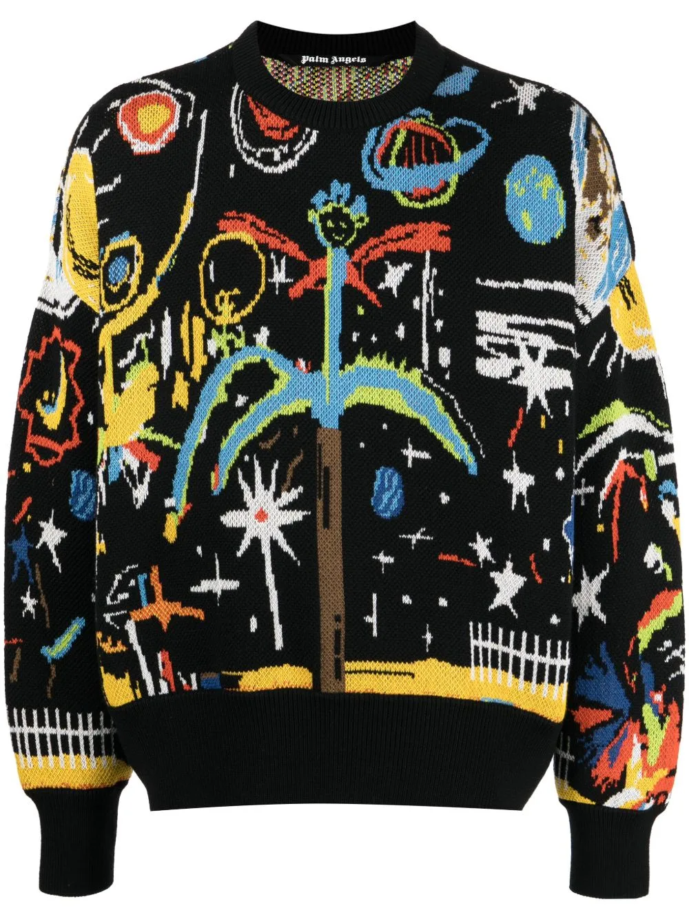 Starry Night Jacquard Jumper by Palm Angels
