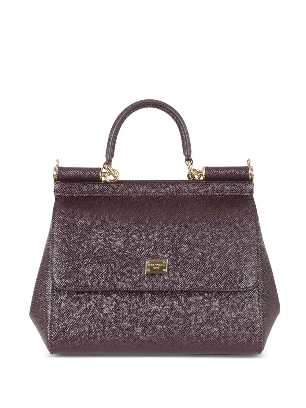 Small Sicily Leather Mini Bag by Dolce & Gabbana