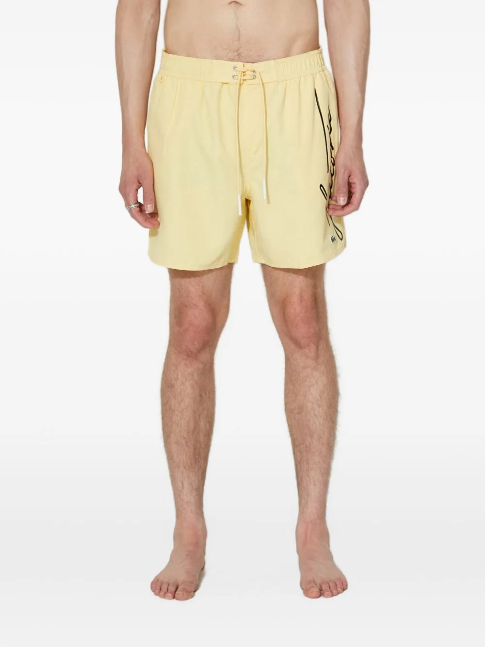 Logo-Print Swim Shorts by Lacoste