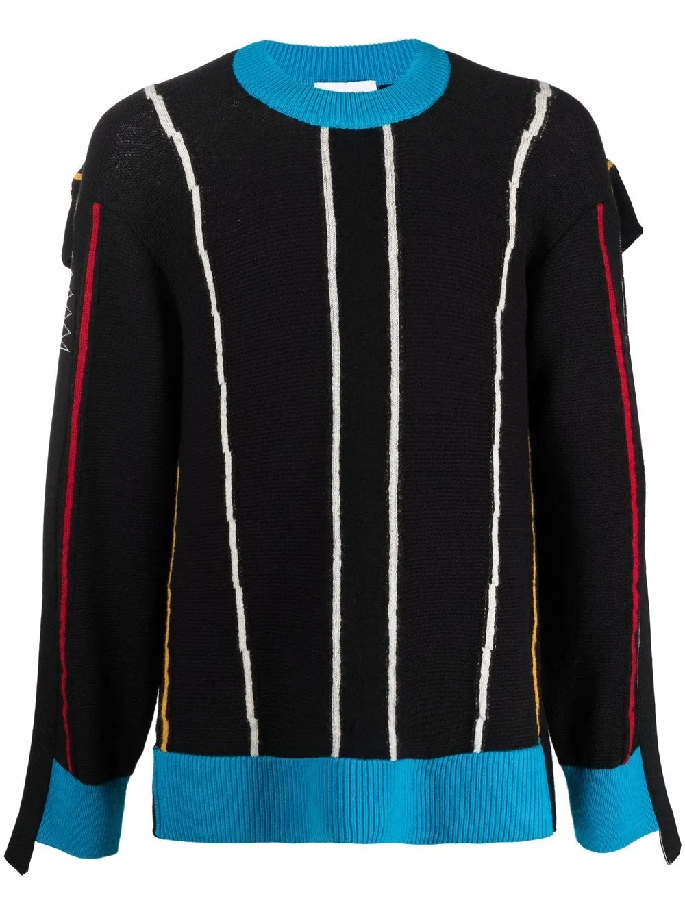 Fold-Detail Knitted Jumper