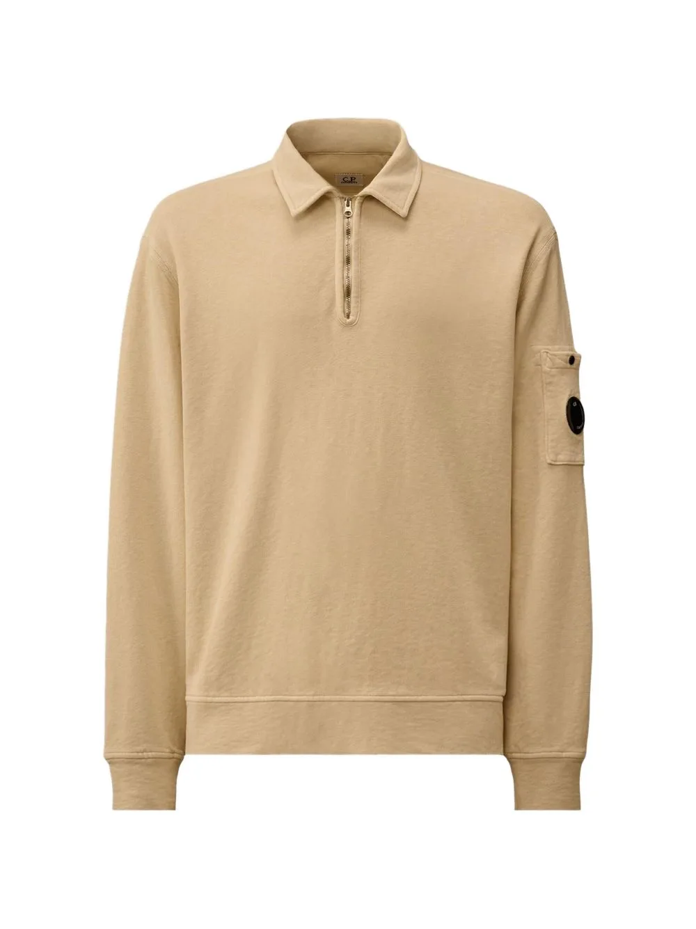 Lens-Detail Quarter-Zip Sweatshirt by C.P. Company