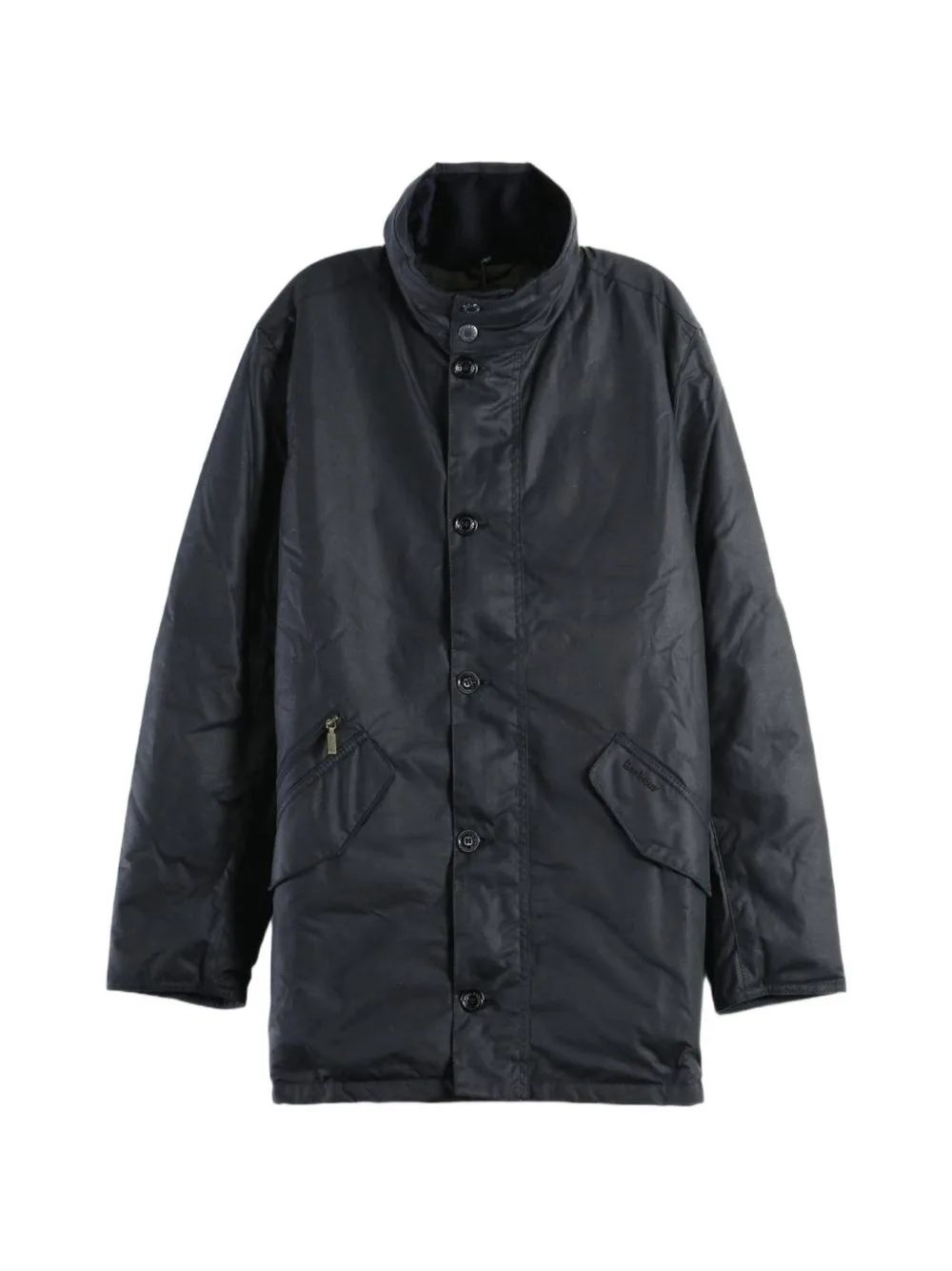 Powell Waxed-Cotton High-Neck Jacket by Barbour