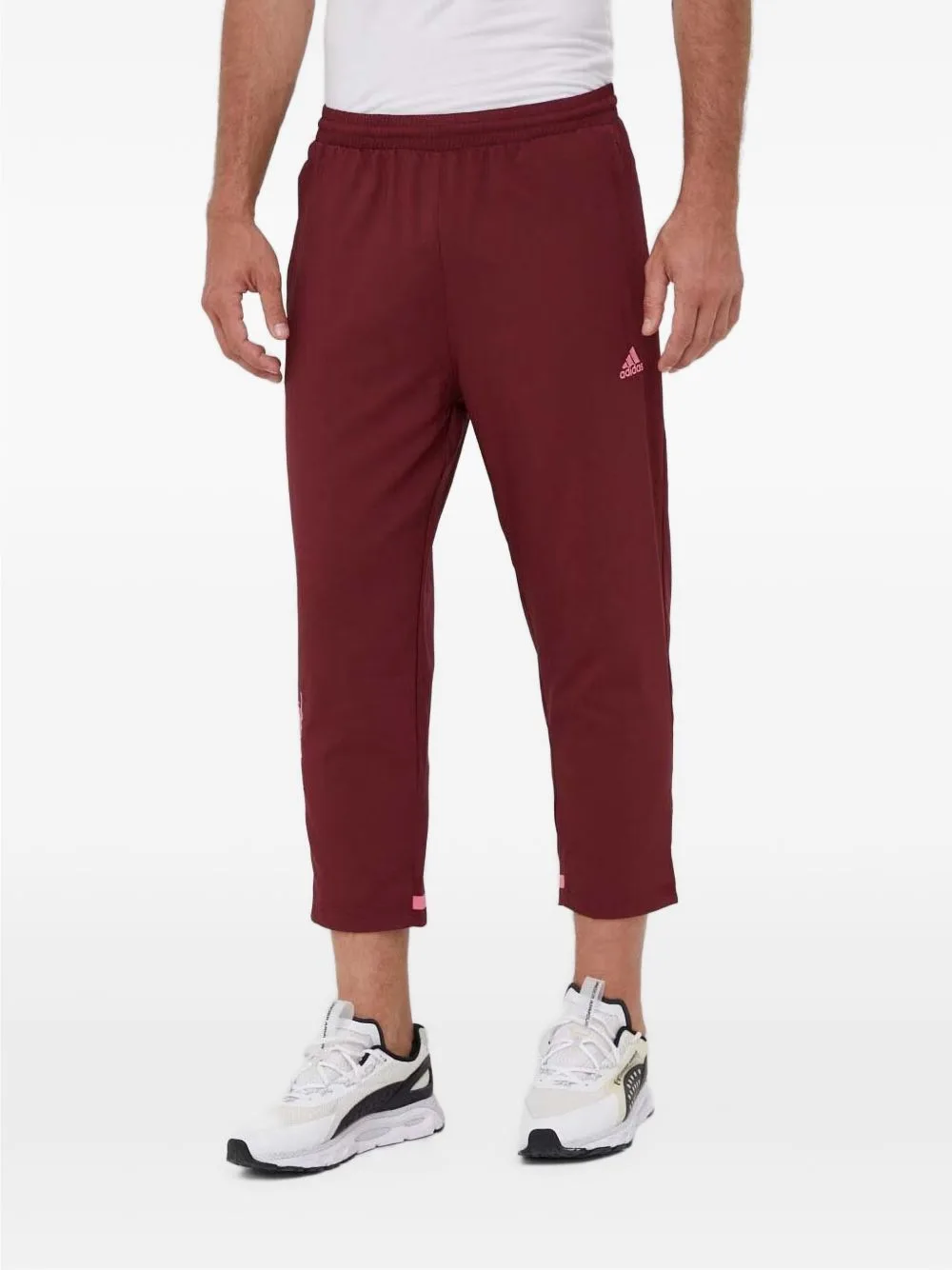 Elasticated-Waist Track Pants by adidas